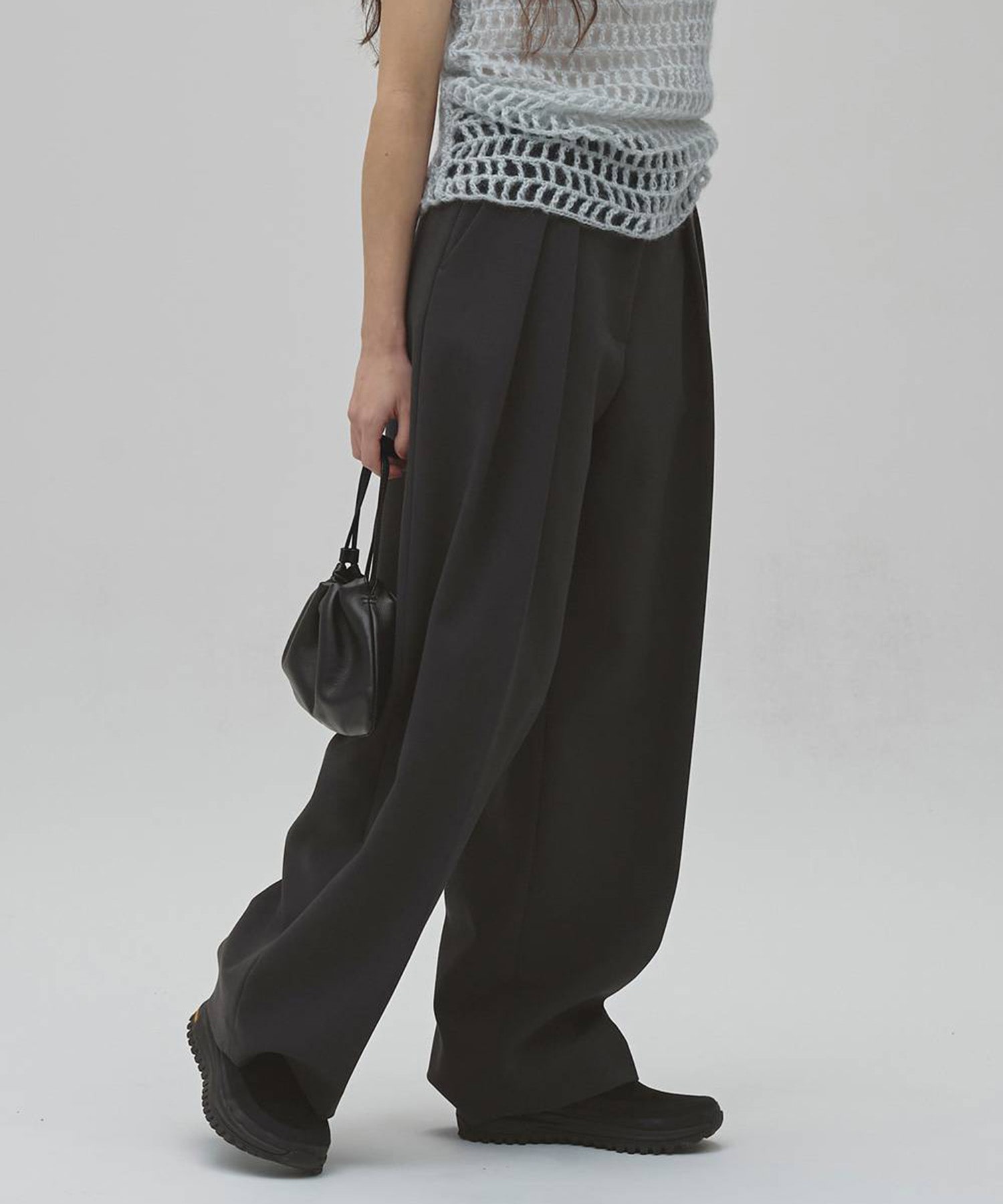 Bonding Wide Trousers TODAYFUL