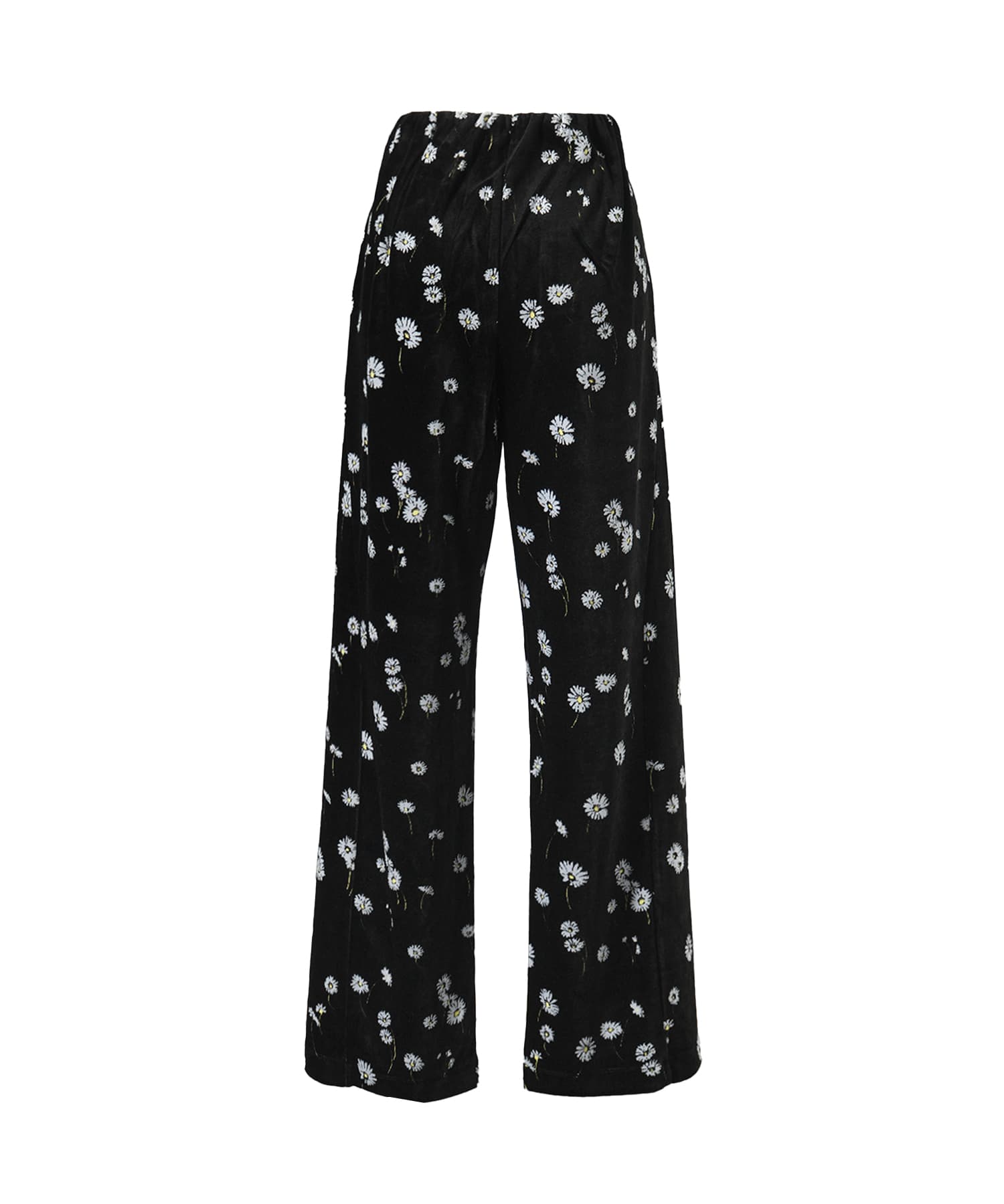 Velour Jersey Floral Trousers Mame Kurogouchi