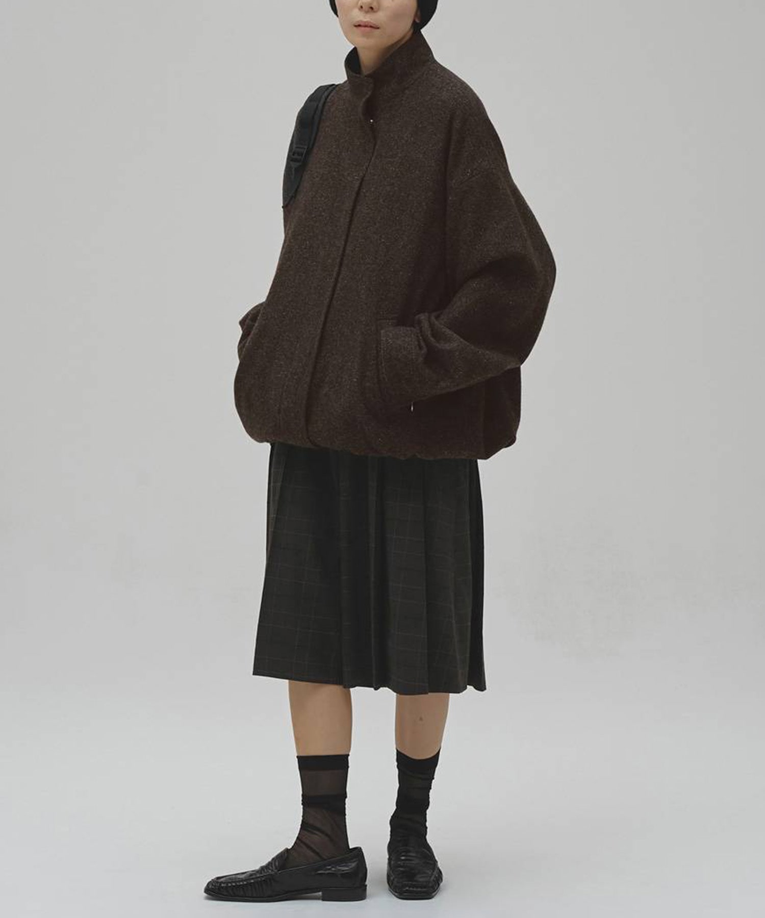 Silknep Tweed Blouson TODAYFUL