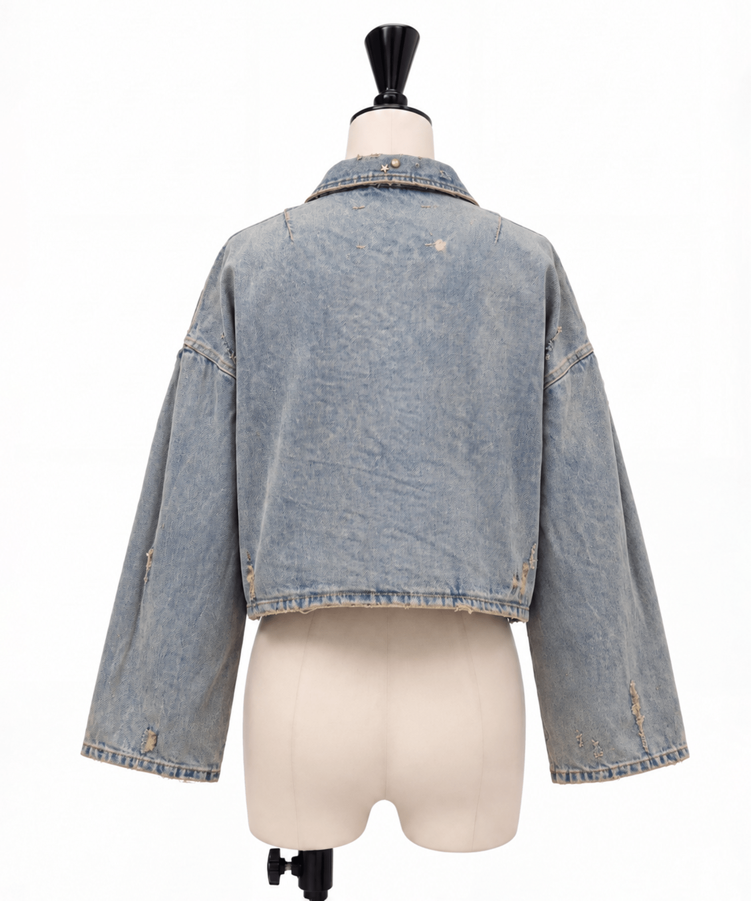 TATTOO STUDS DENIM JACKET AMERI