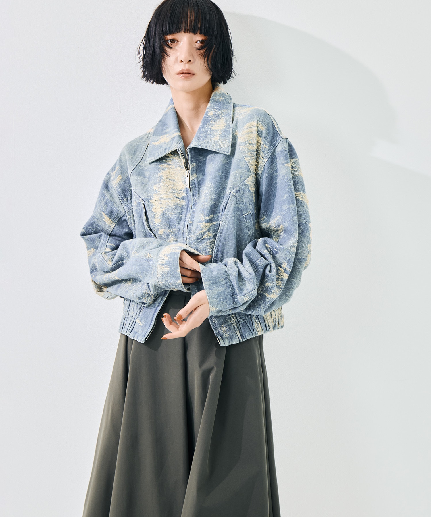 DENIM BLOUSON TAAKK