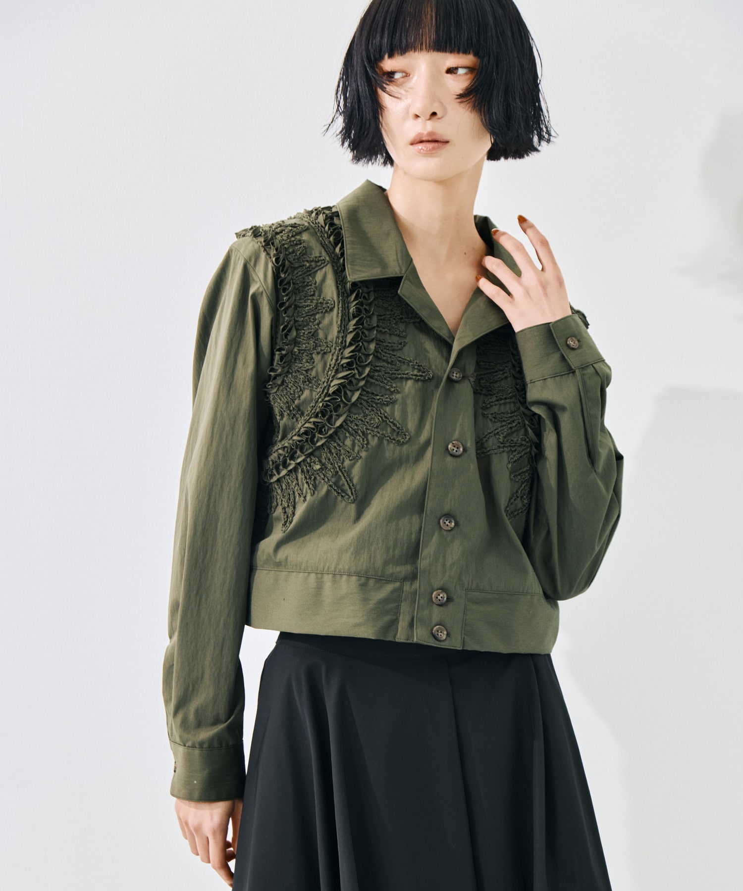MILITARY SHIRT BLOUSON TAAKK