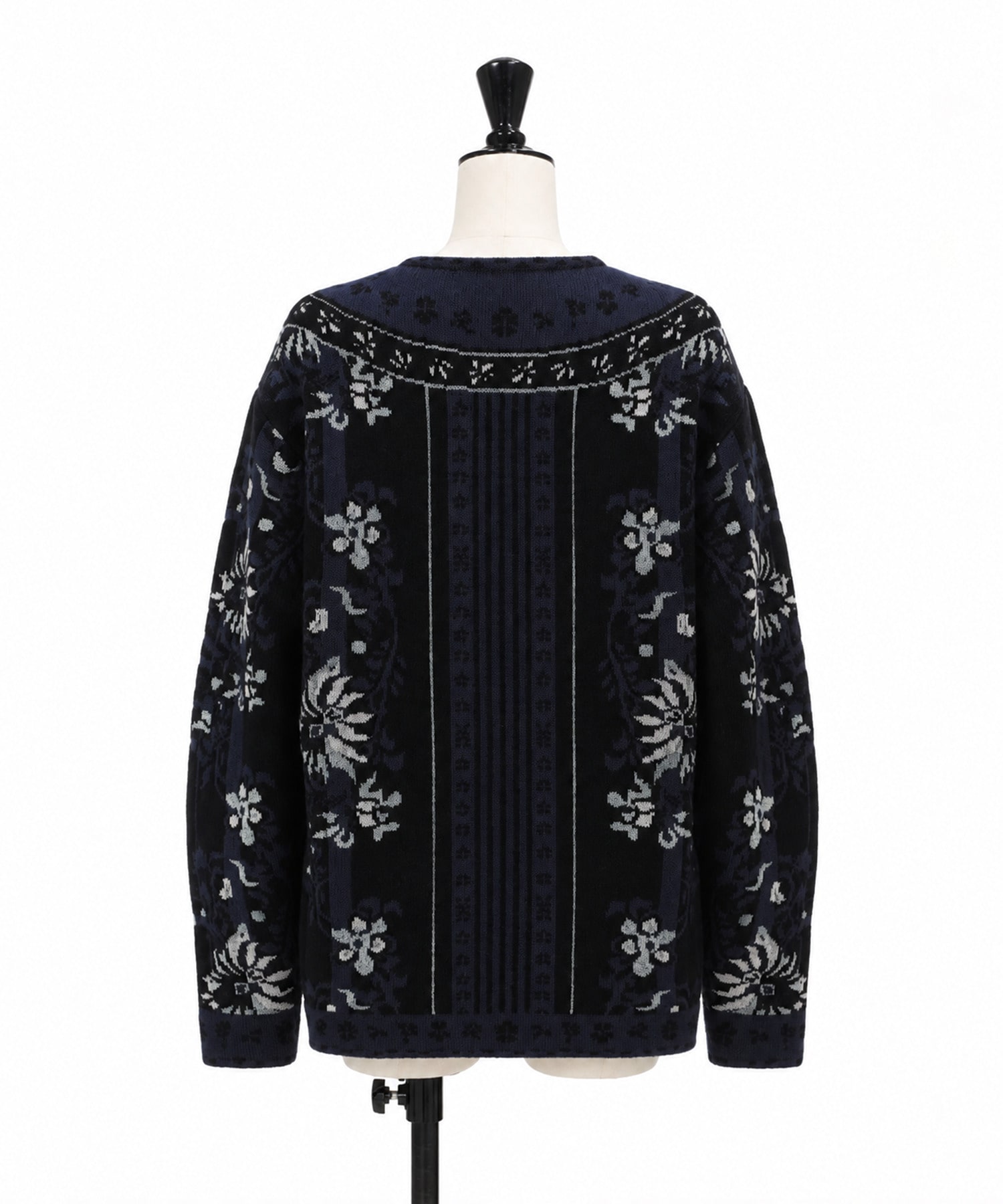 Floral Arabesque Knit Jacket Mame Kurogouchi