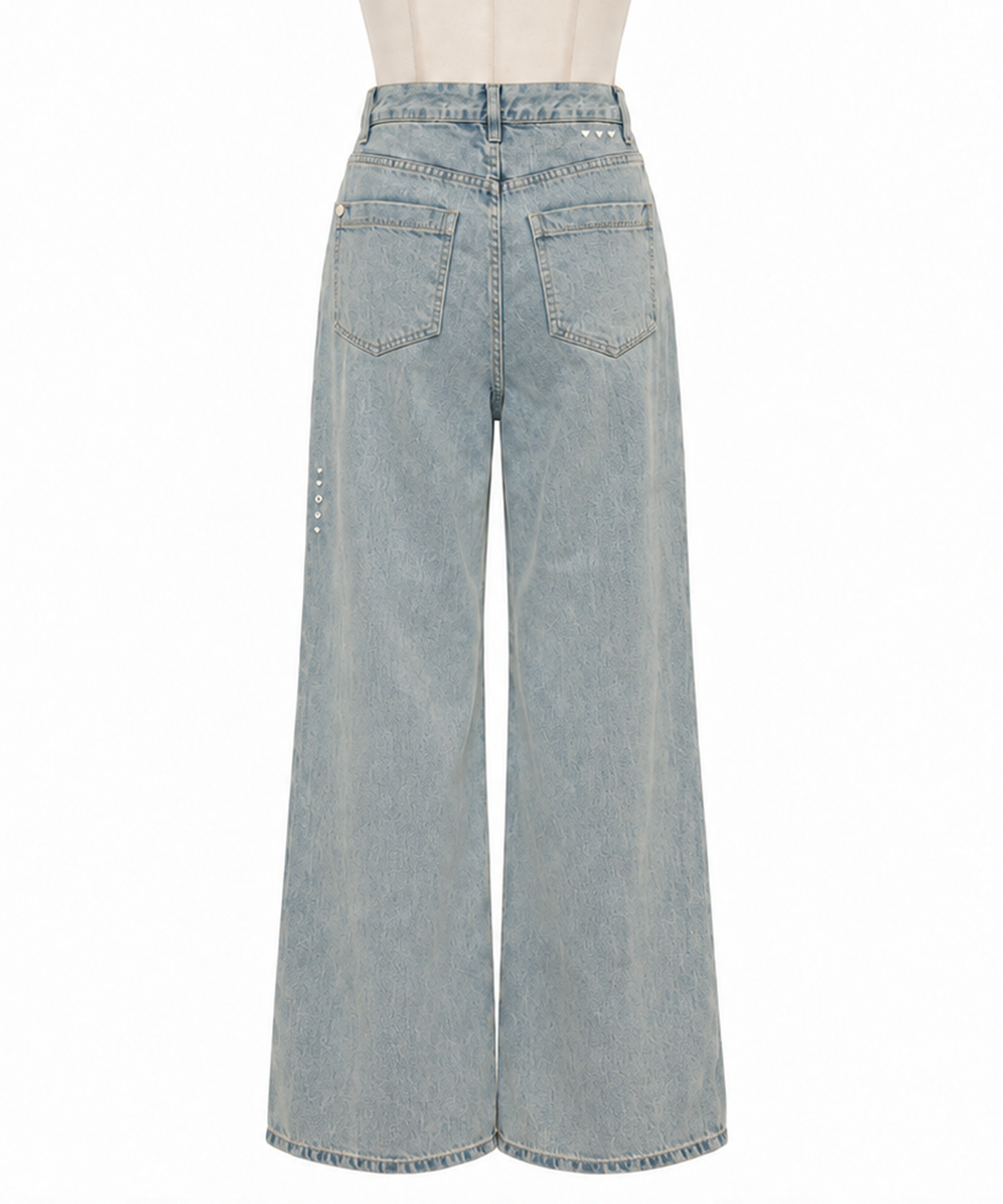 TATTOO STUDS DENIM PANTS AMERI