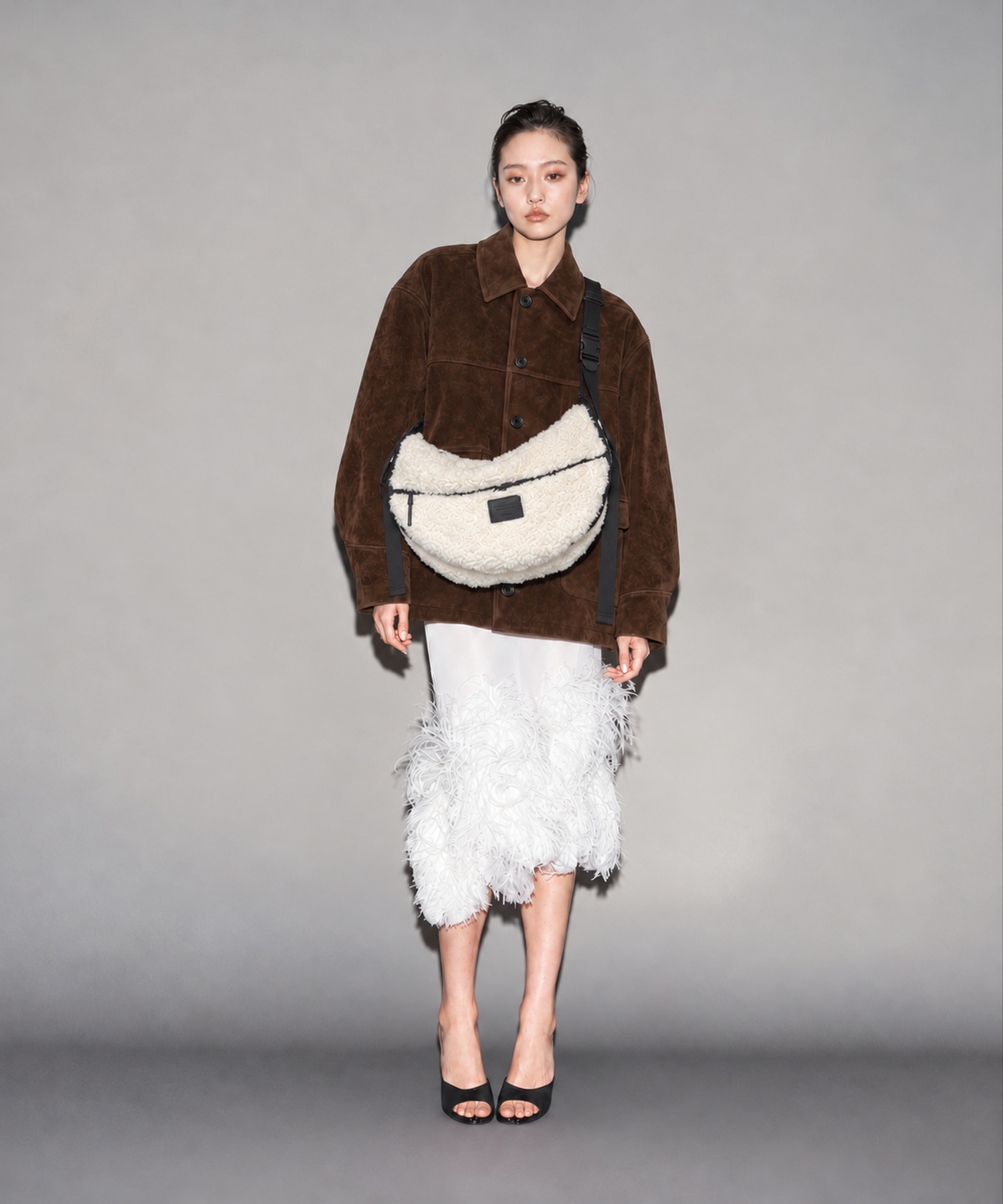 pertex & boa shoulder bag beautiful people