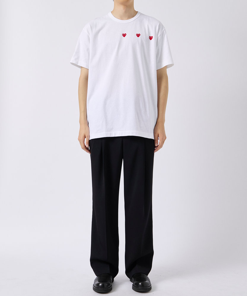 AX-T337-051 T-SHIRT LOGO PRINT PLAY COMME des GARCONS