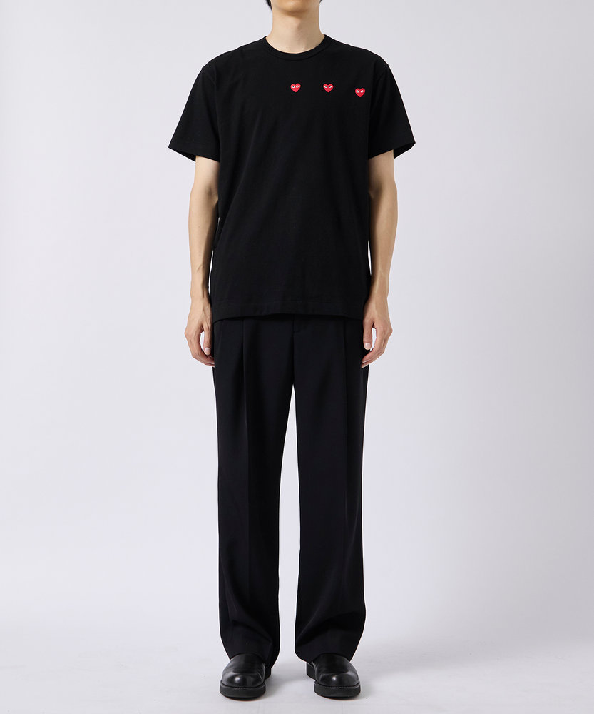 AX-T337-051 T-SHIRT LOGO PRINT PLAY COMME des GARCONS