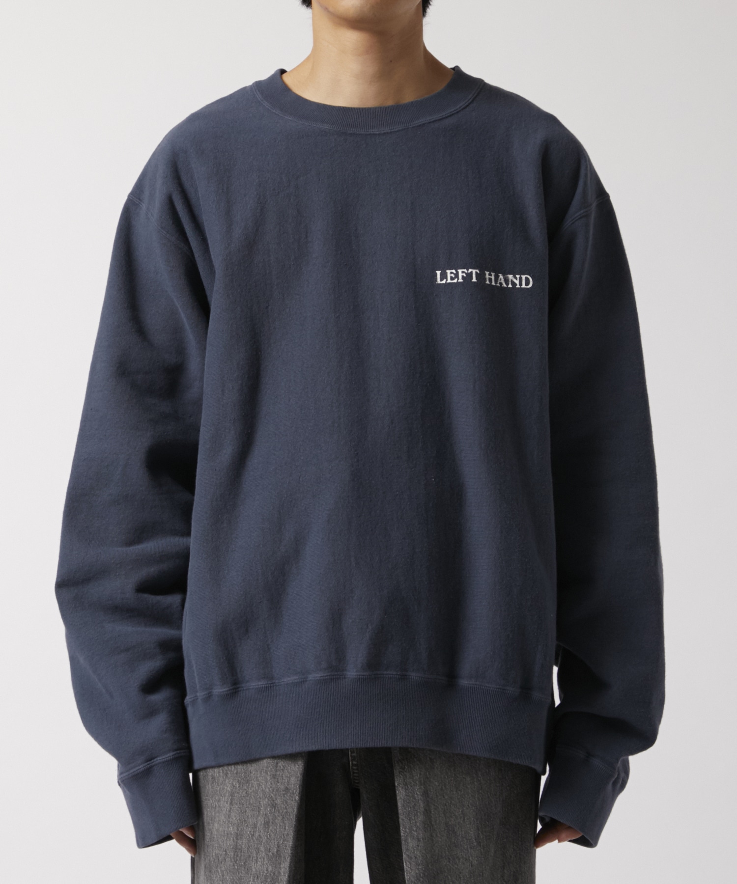 Overdyed Sweat Shirts in a haze Fujimoto