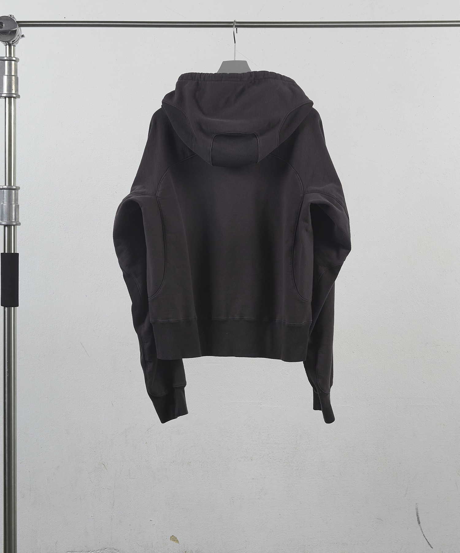 PANELLED ZIP UP HOODIE NVRFRGT