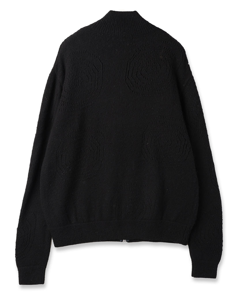 RIPPLES ZIP UP KNIT JieDa