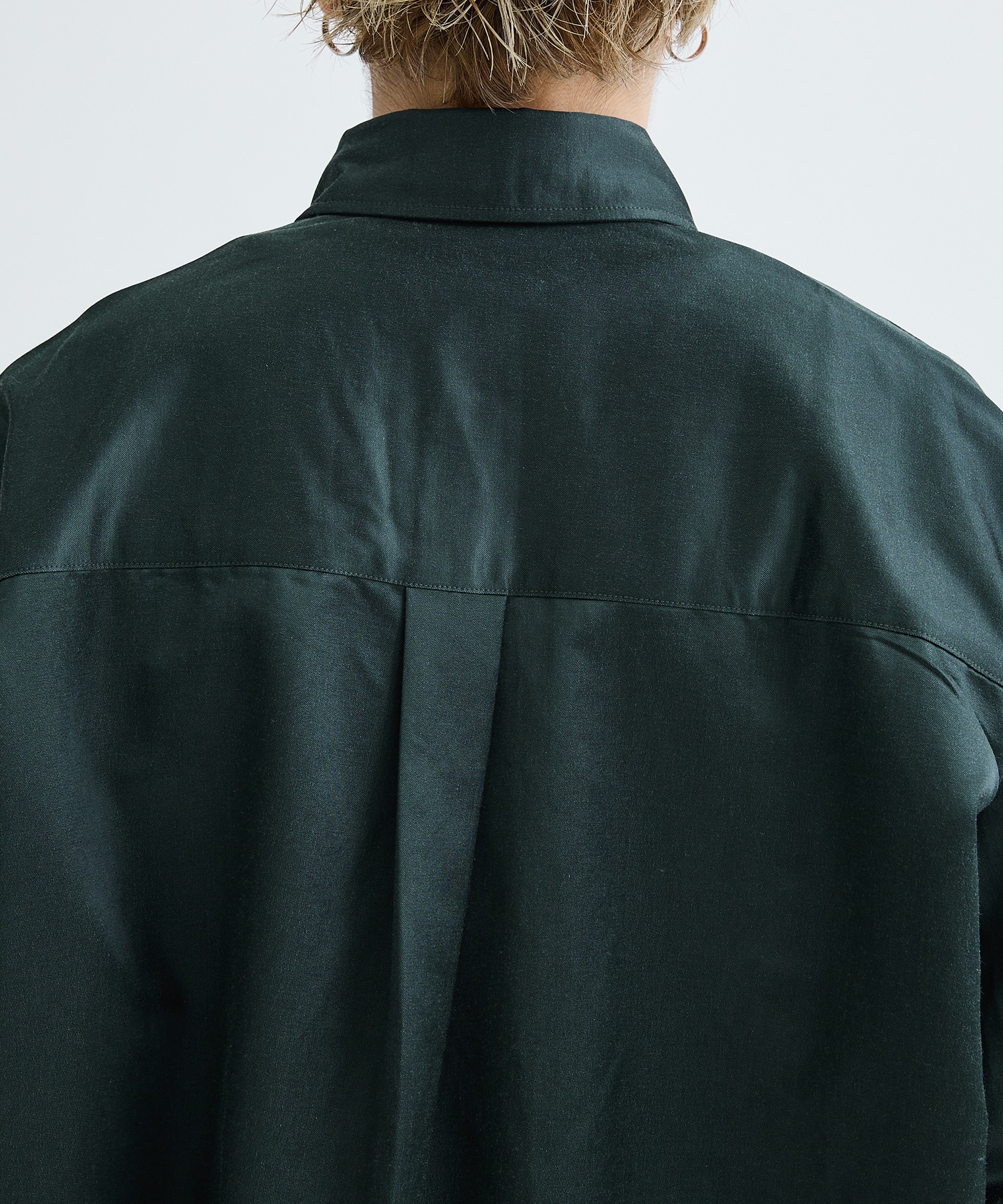 SATIN SWITCHING SHIRT｜JieDa