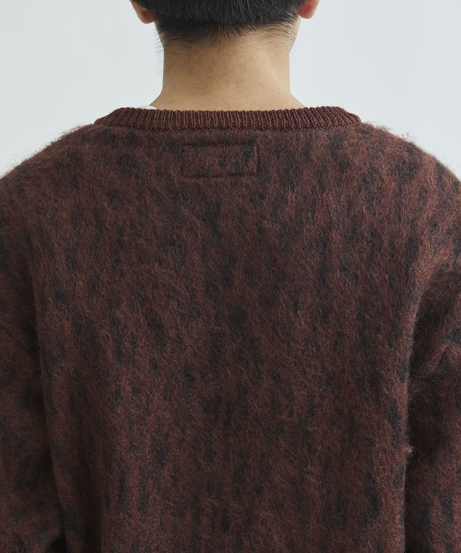 LEOPARD MOHAIR CREW NECK SWEATER ( TYPE-1 )｜WACKO MARIA