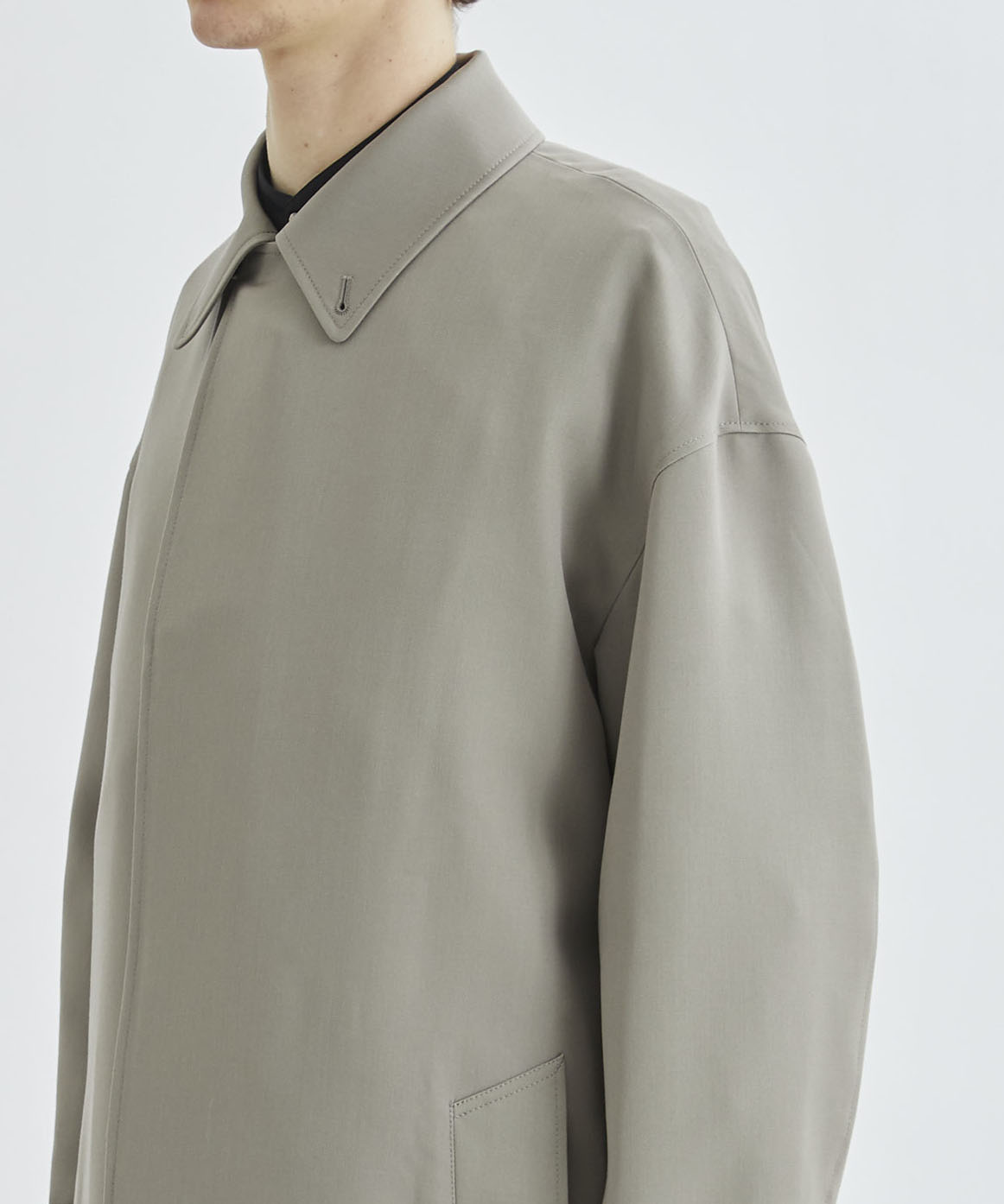 THE BAL COLLAR COAT(46 GREY BEIGE): THE RERACS: MENS｜ STUDIOUS