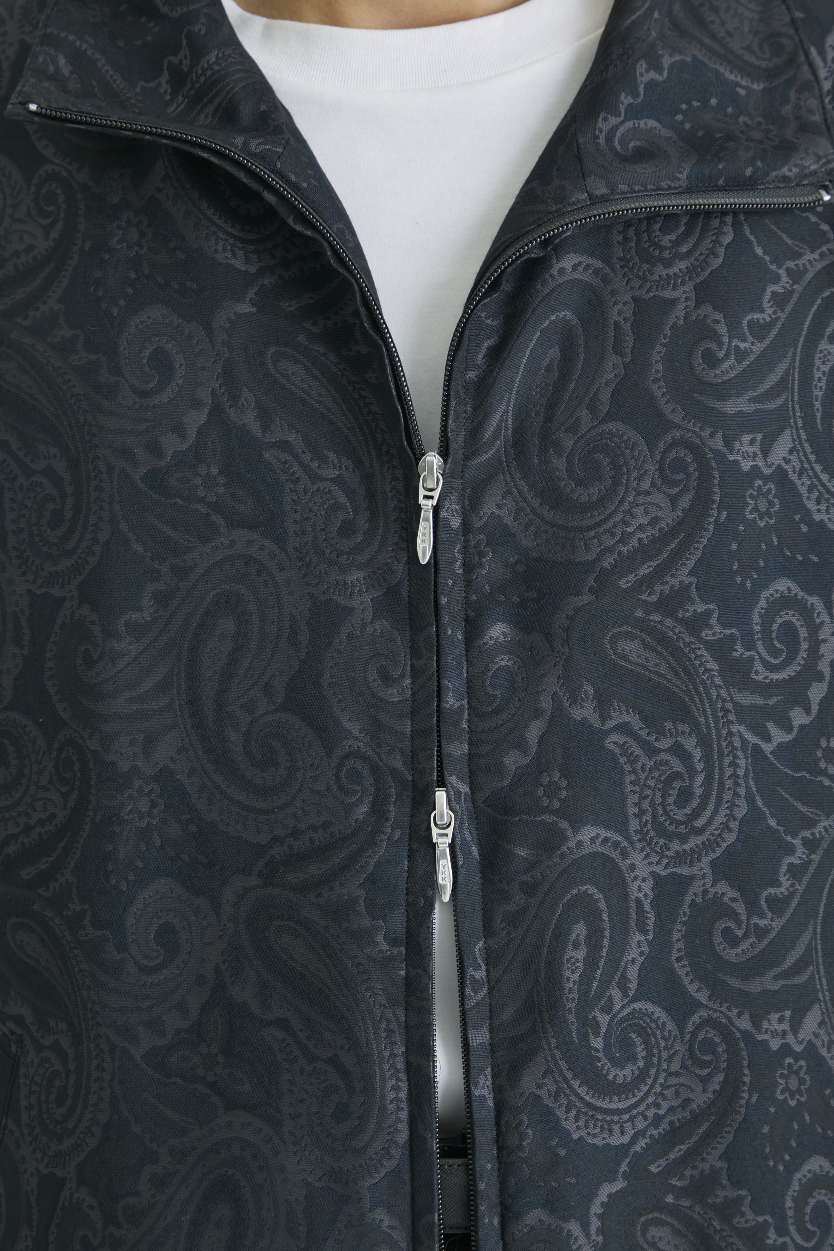 Track jacket - Paisley jacquard