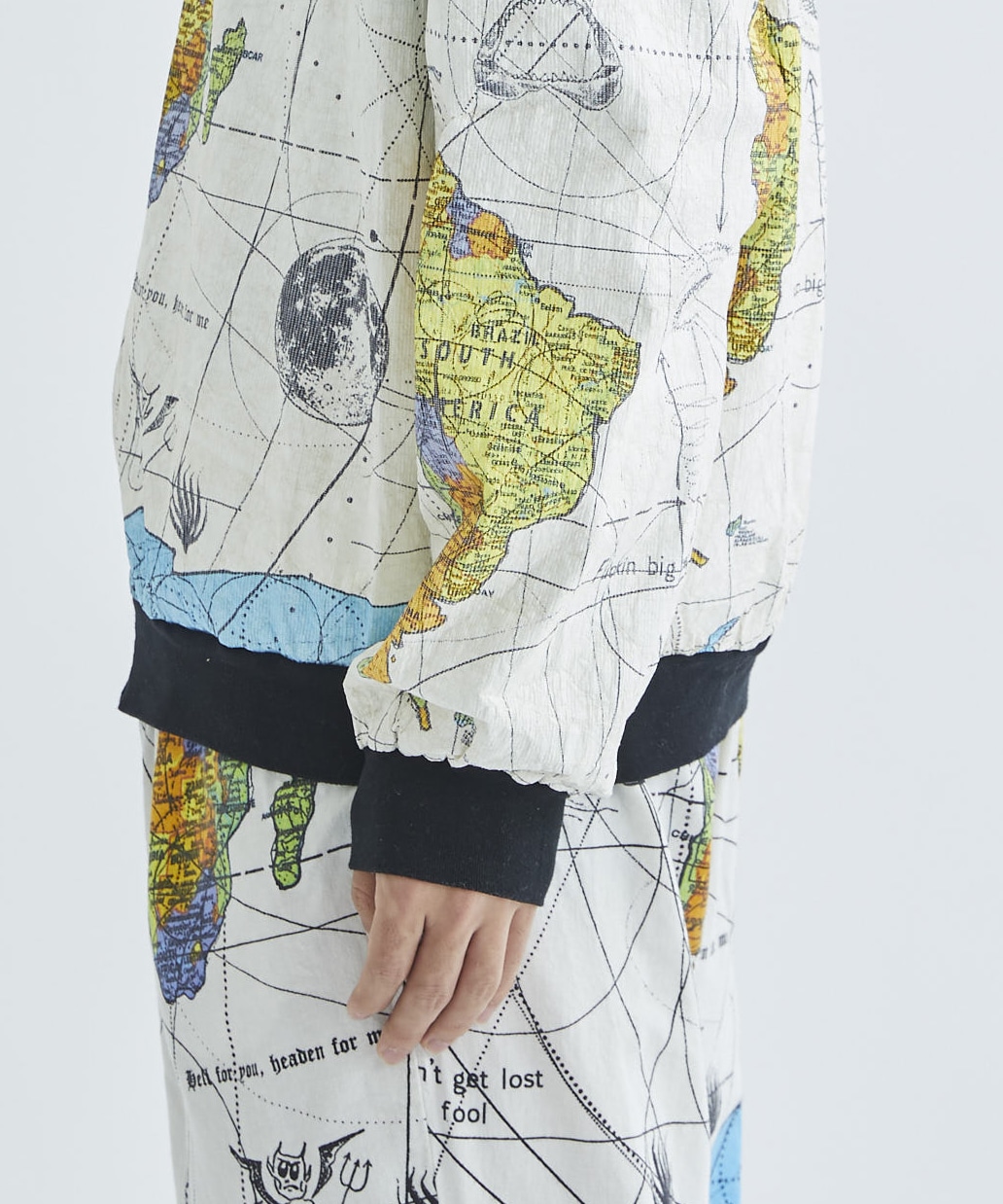 最大50%OFFクーポン SAINT MICHAEL BJ_PAPER JKT WORLD MAP W i9tmg.com.br