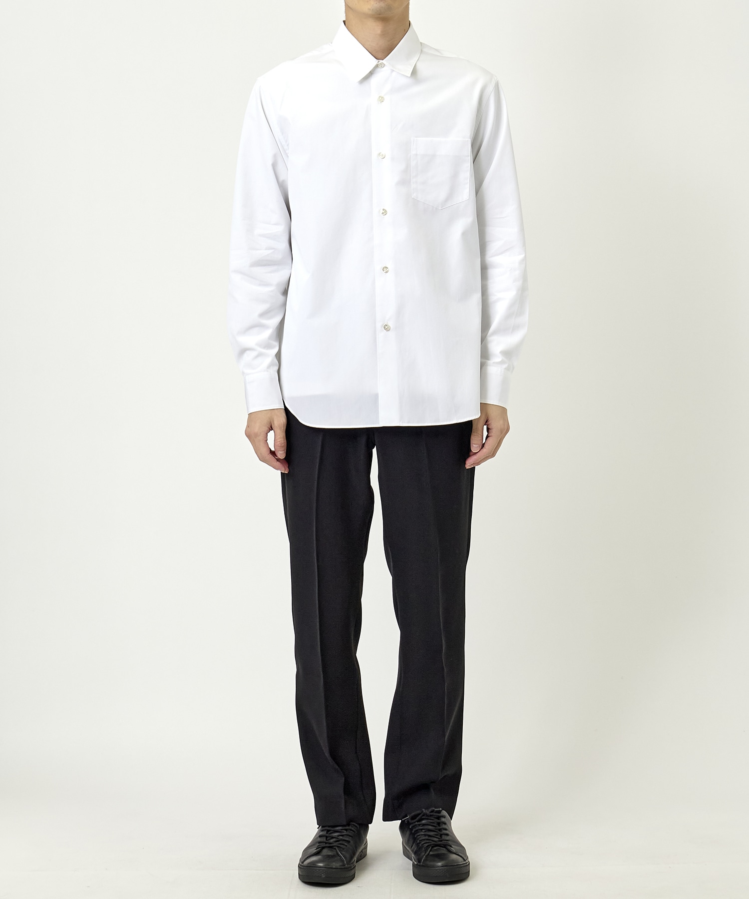 Watteau pleated cotton shirt FUMITO GANRYU