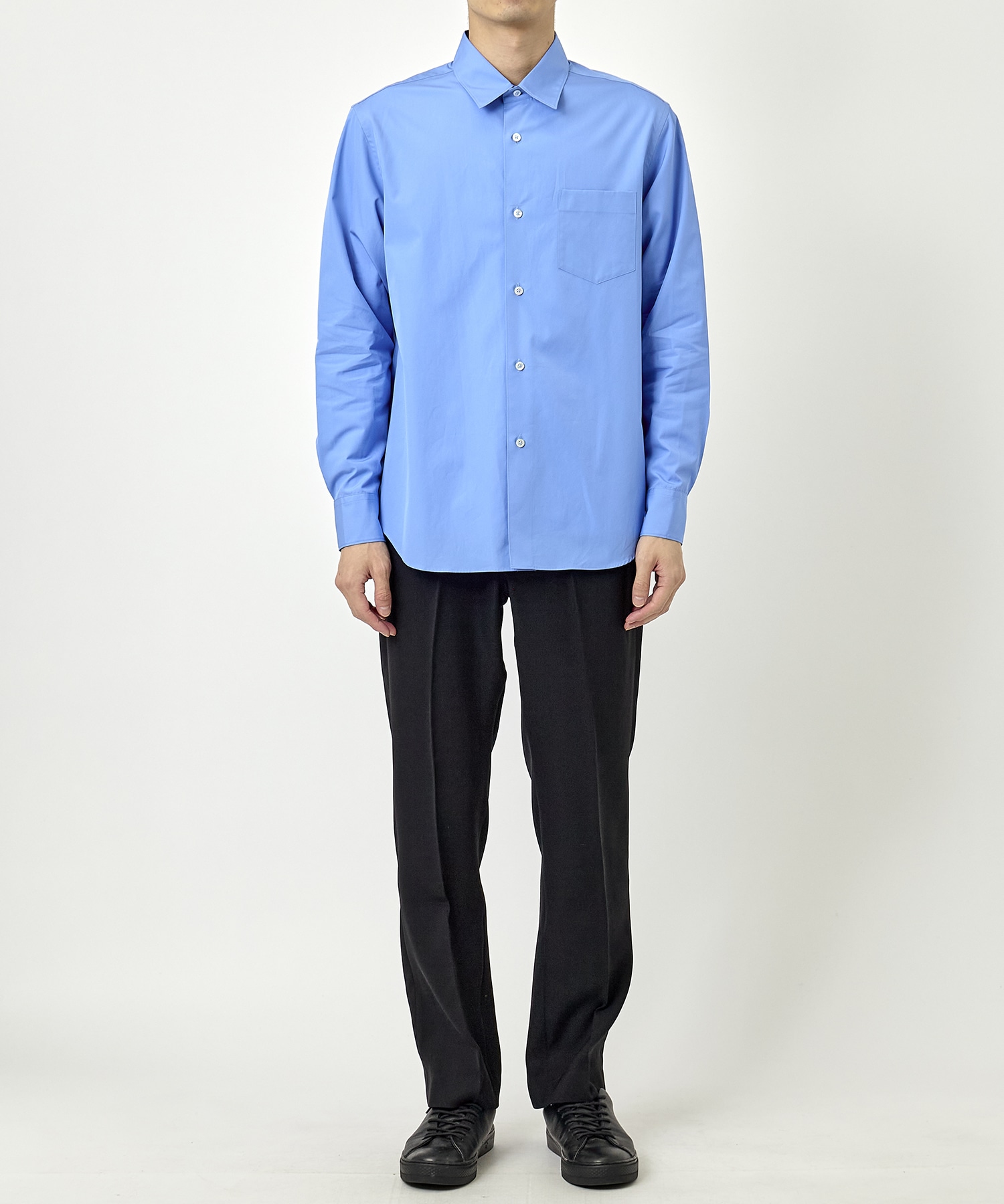 Watteau pleated cotton shirt FUMITO GANRYU