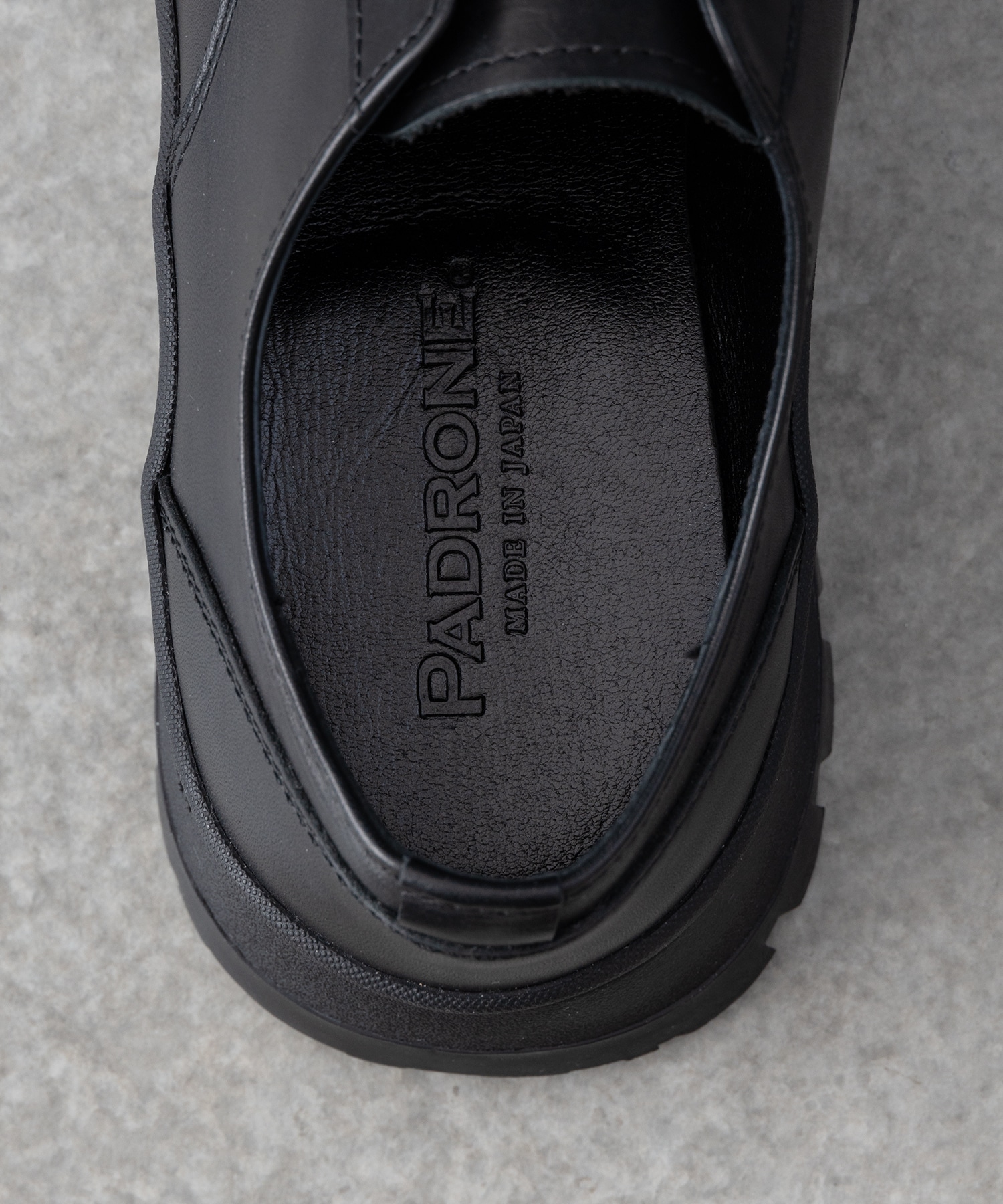 FRONT GORE SHOES with Vibram PADRONE