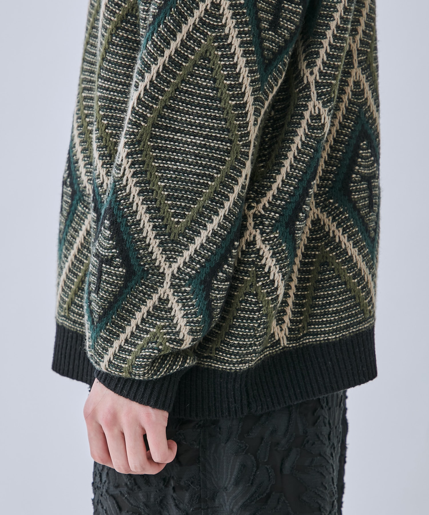 Diamond pull over knit TTT MSW