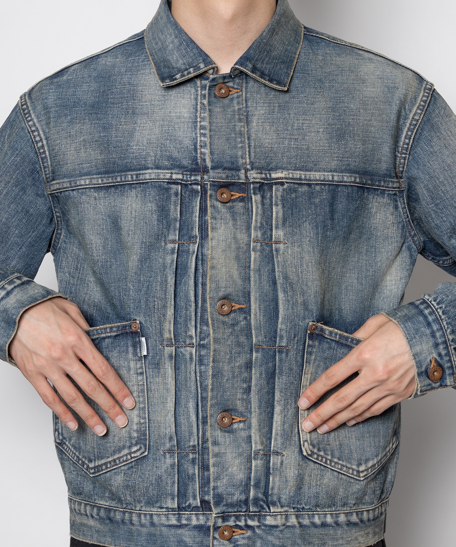 FADED MODERN DENIM JACKET SUGARHILL