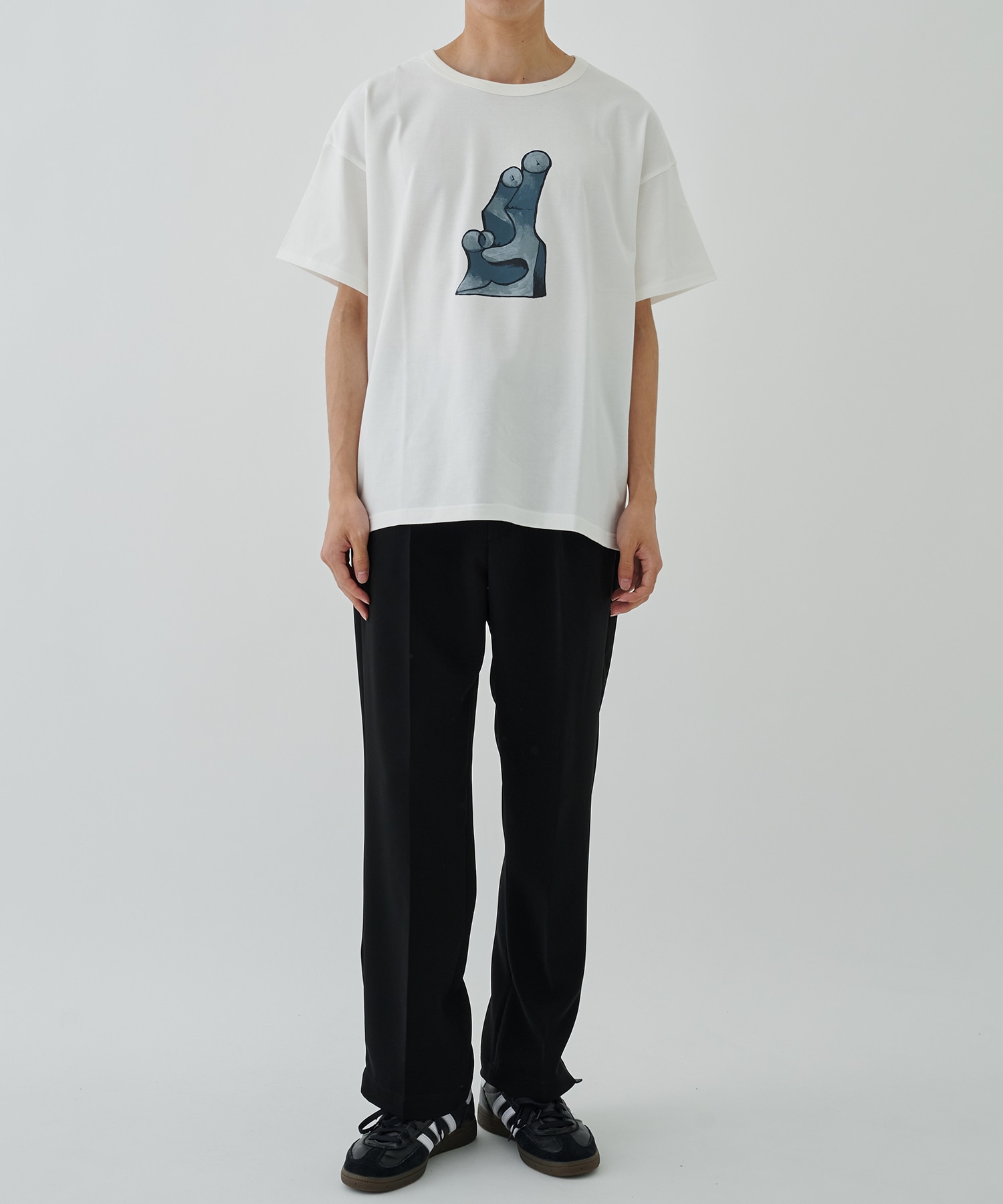 CUBISM PEACE 2TONE H/S T-SHIRT Sasquatchfabrix.