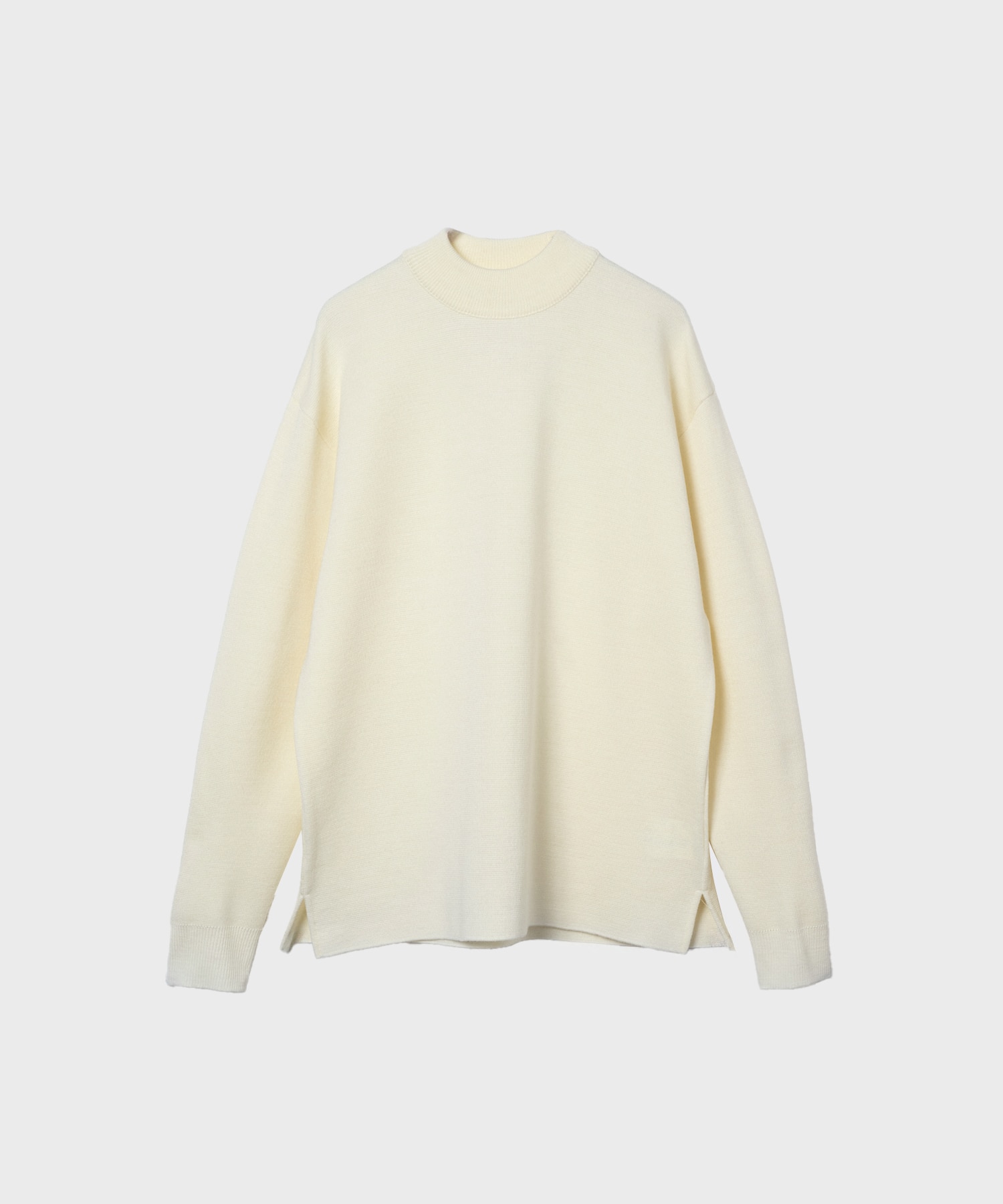 WOOL MILANO RIB MOCK NECK KNIT STUDIOUS