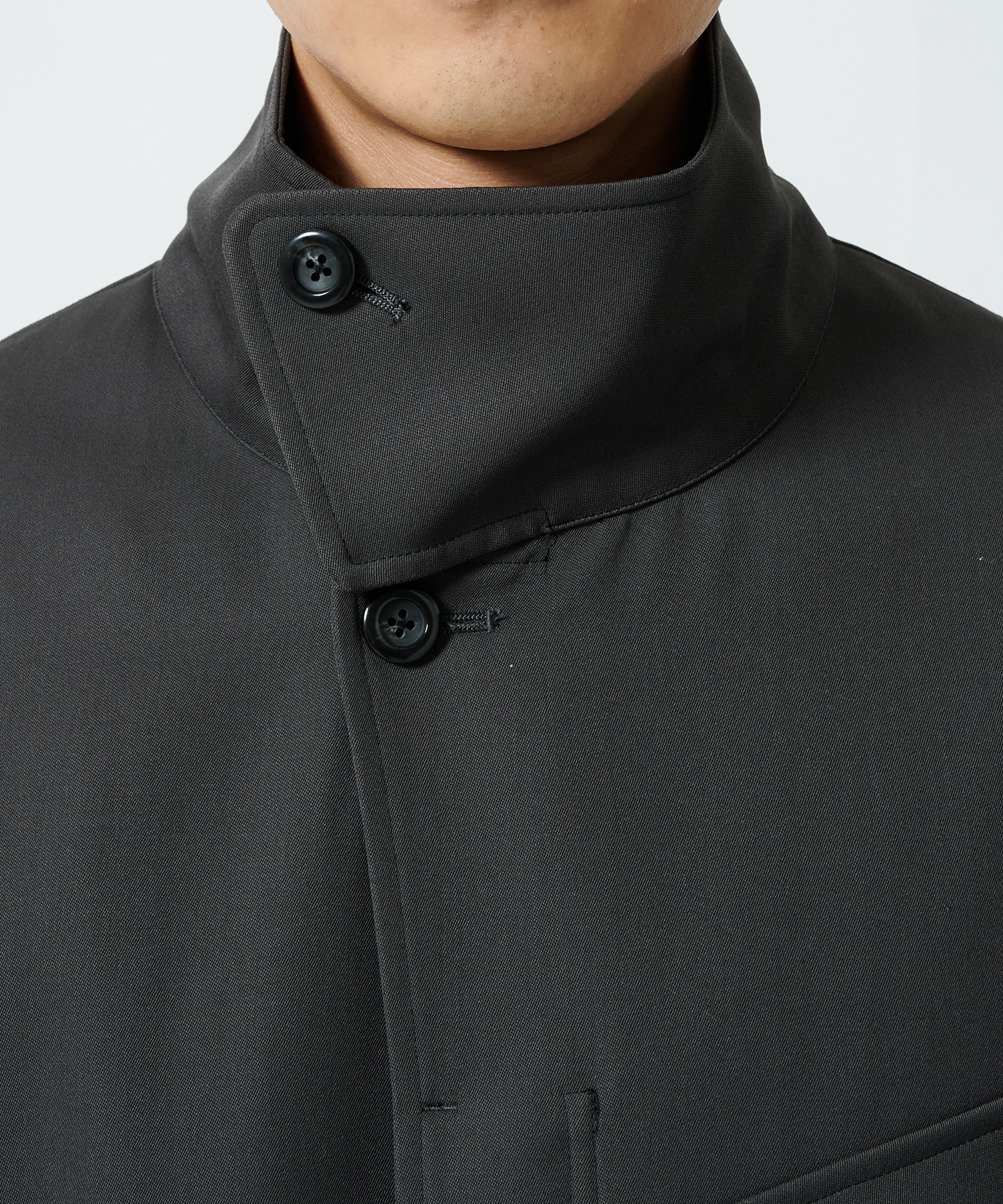 Curve Stand Collar Blouson UJOH HOMME