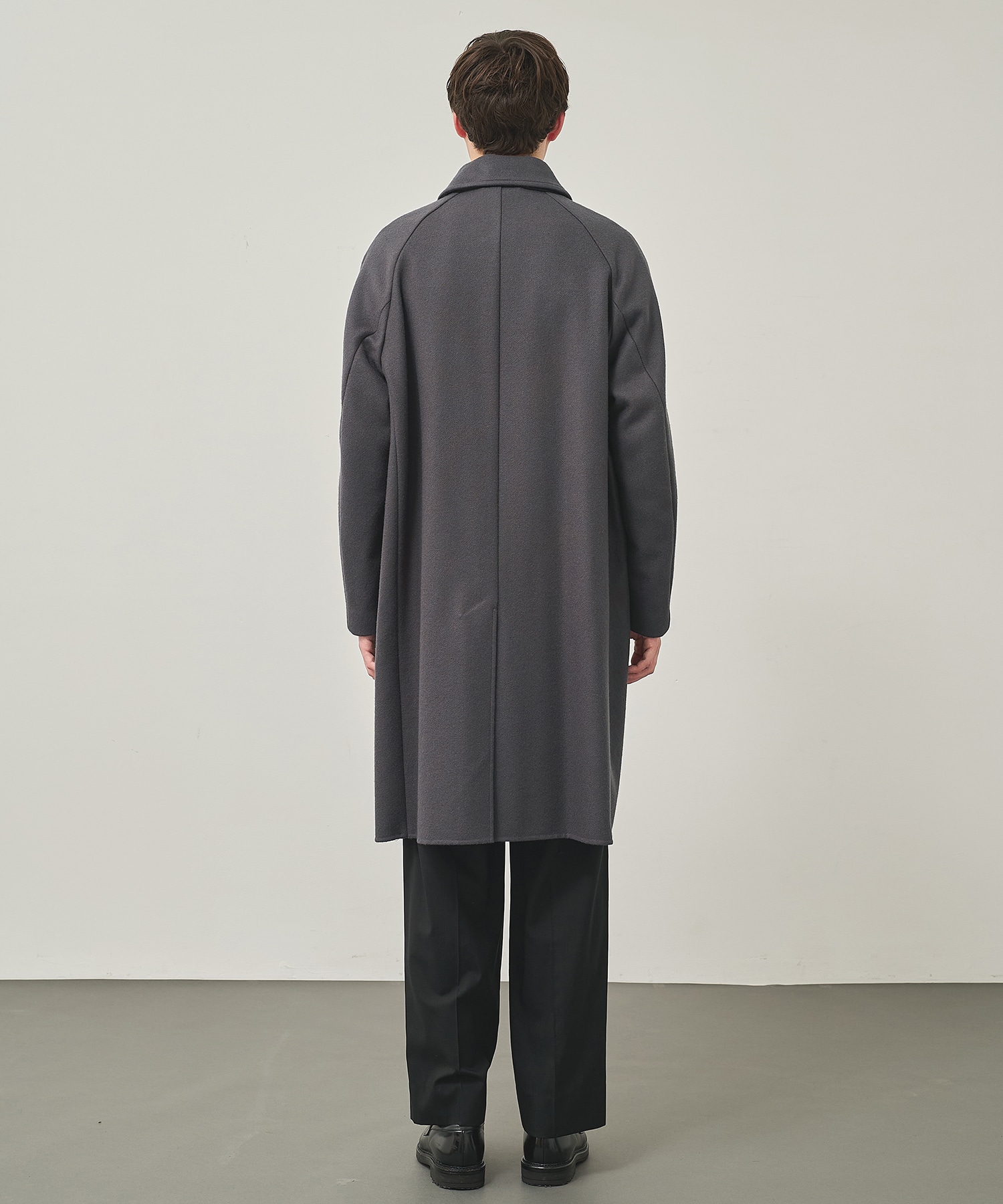 RIVER MELTON BAL COLLAR COAT STUDIOUS