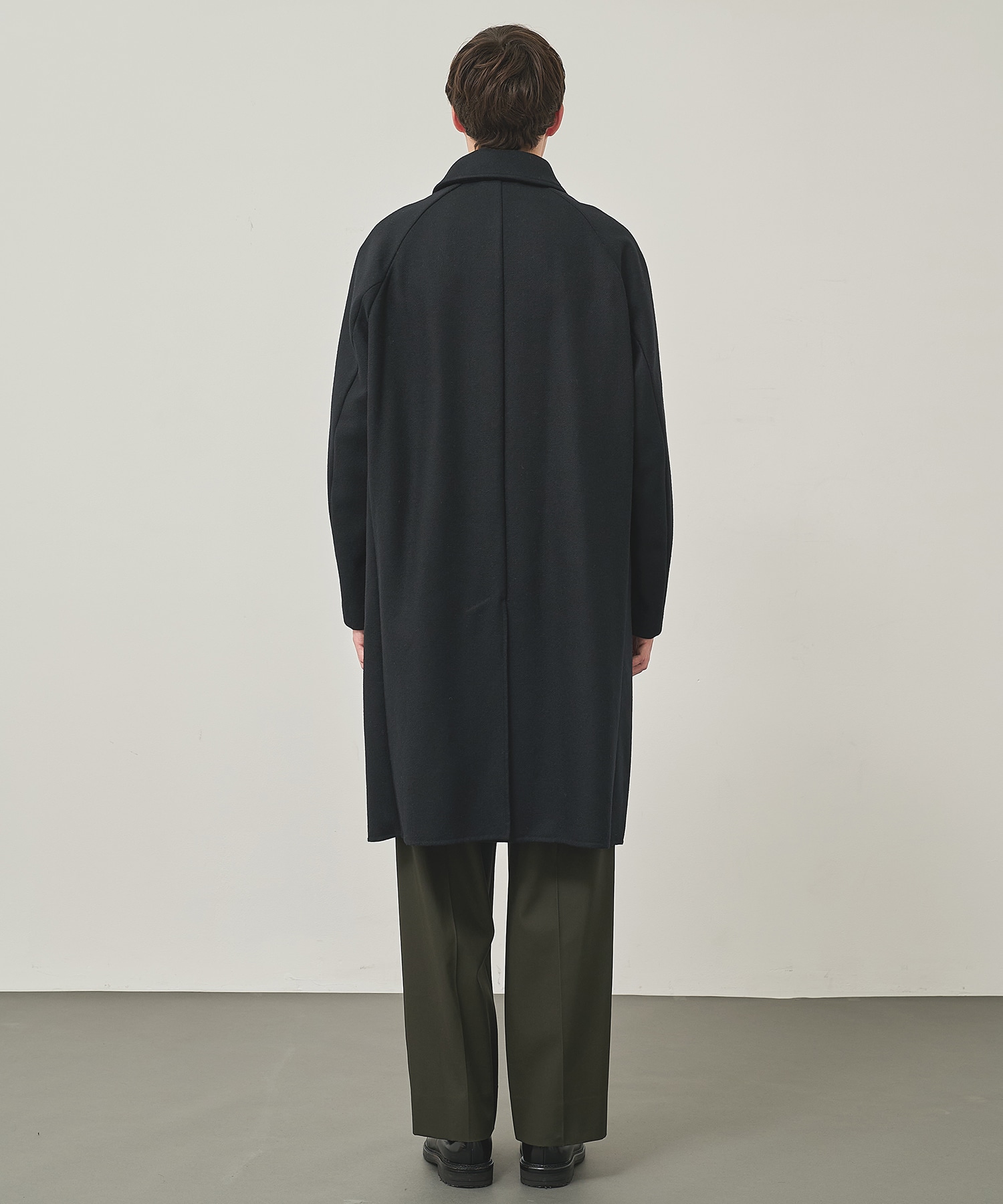 RIVER MELTON BAL COLLAR COAT STUDIOUS