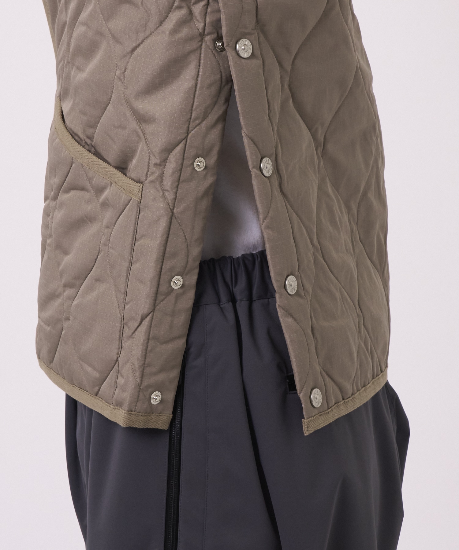 MILITARY CREW NECK DOWN JKT TAION/TAION EXTRA