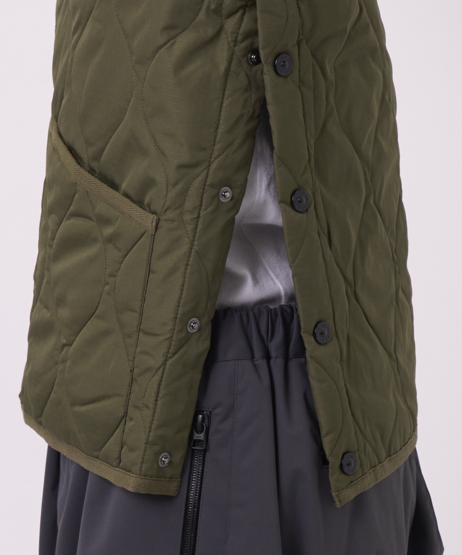 MILITARY CREW NECK DOWN JKT TAION/TAION EXTRA