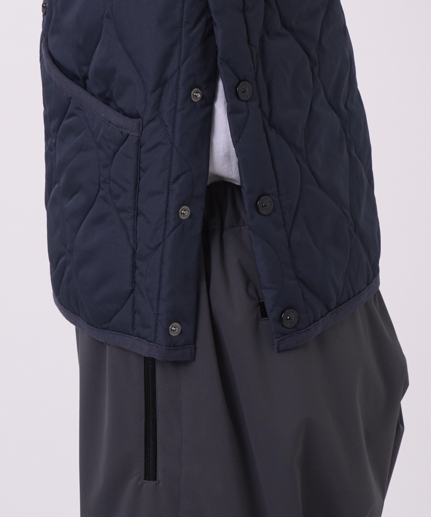 MILITARY CREW NECK DOWN JKT TAION/TAION EXTRA