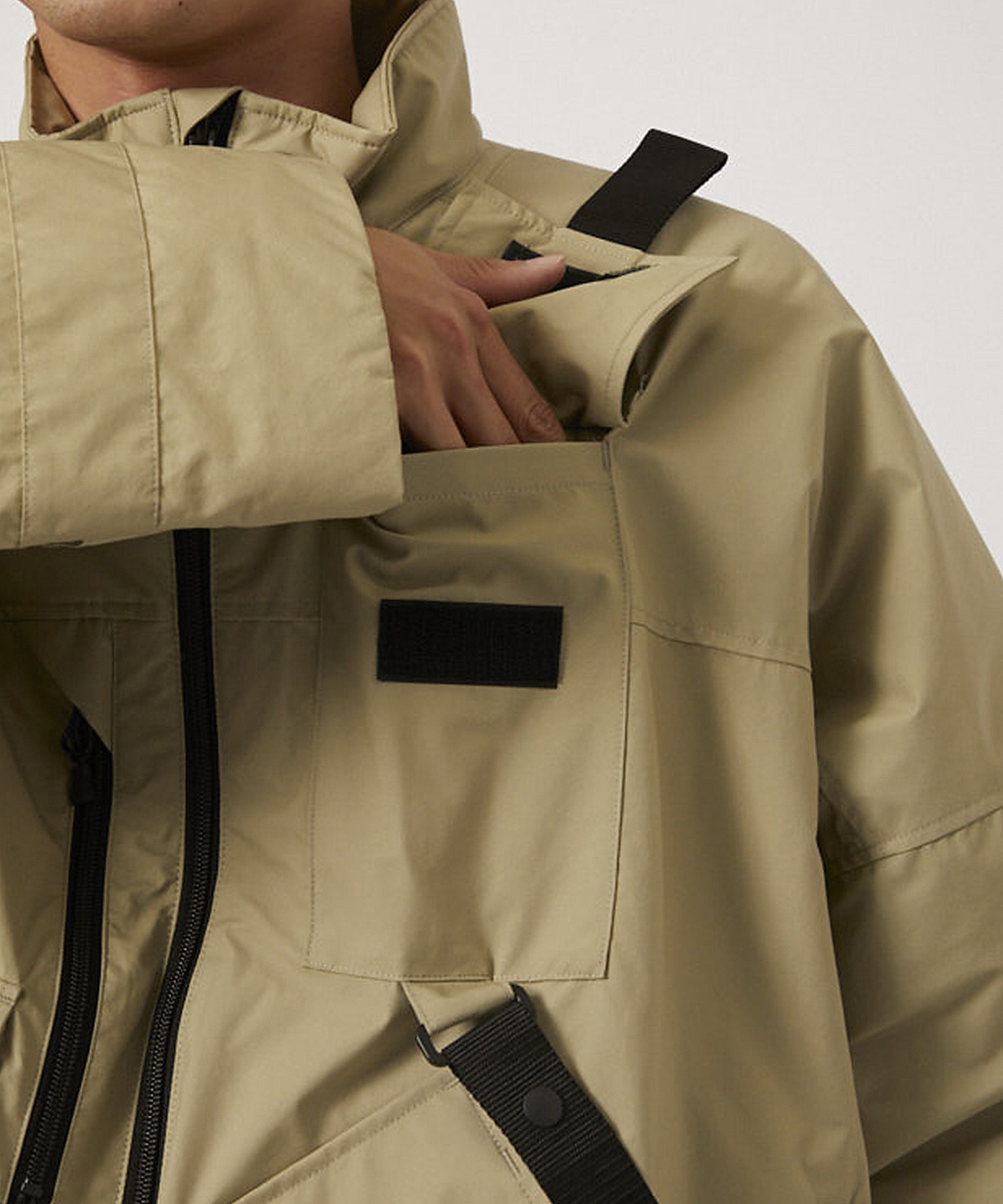 GORETEX PRODUCT 3L S.R.G.SHELL BEIGE D-VEC