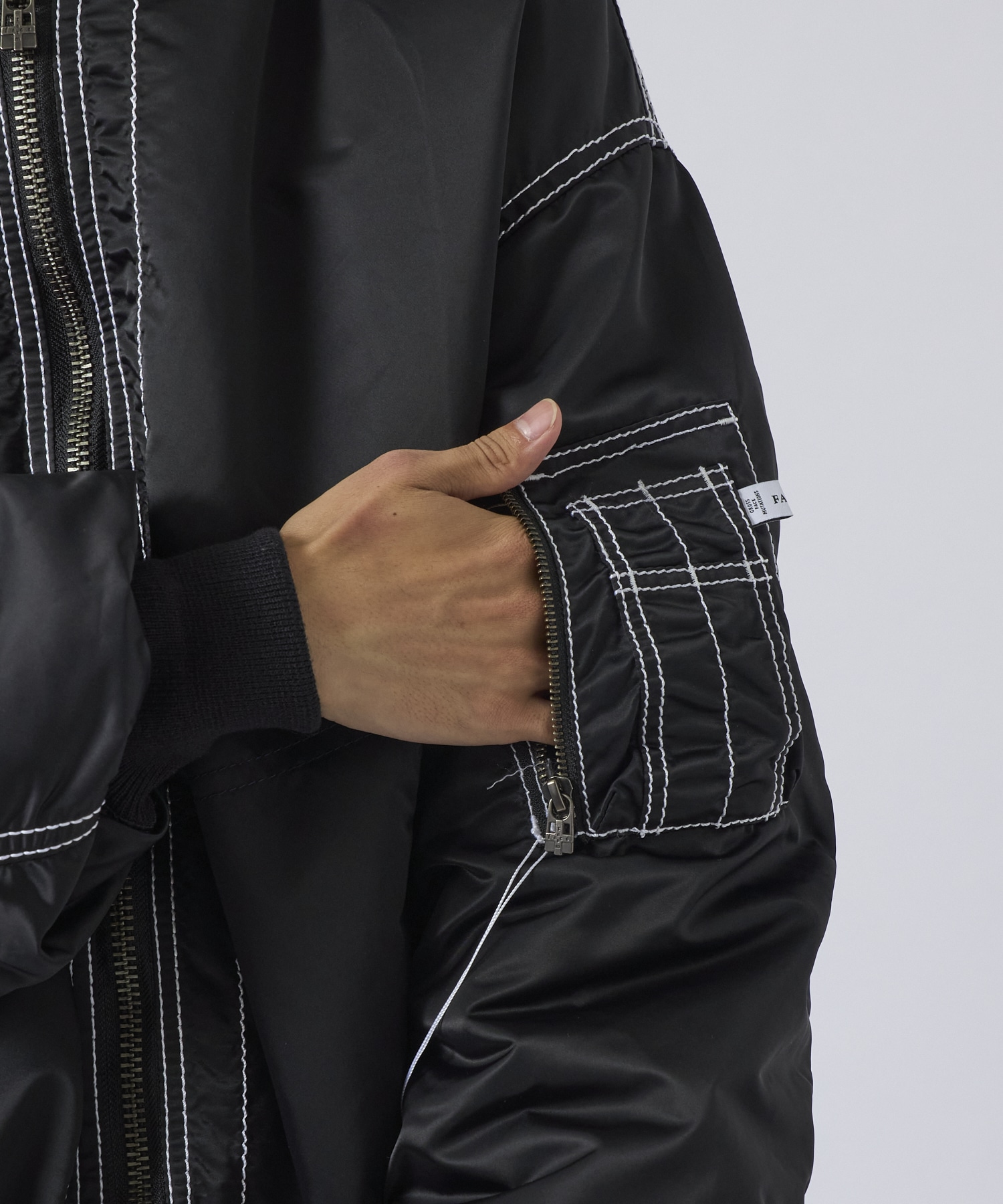 HEAVY STITCH MA-1 JACKET FACETASM