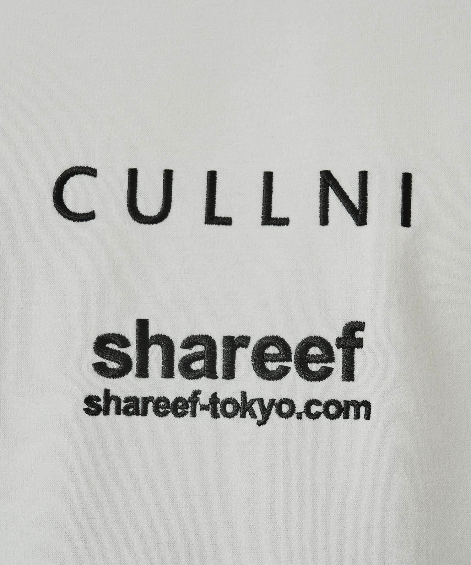 CULLNI ＆ shareef Logo Embroidery Pullover CULLNI