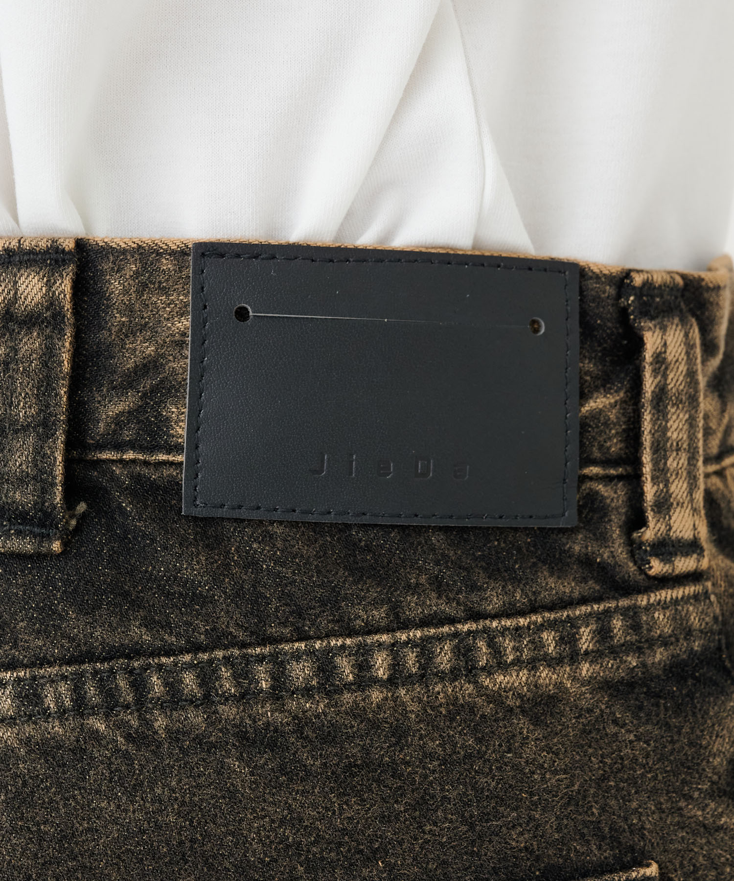 DRAPE OVER DENIM PANTS JieDa