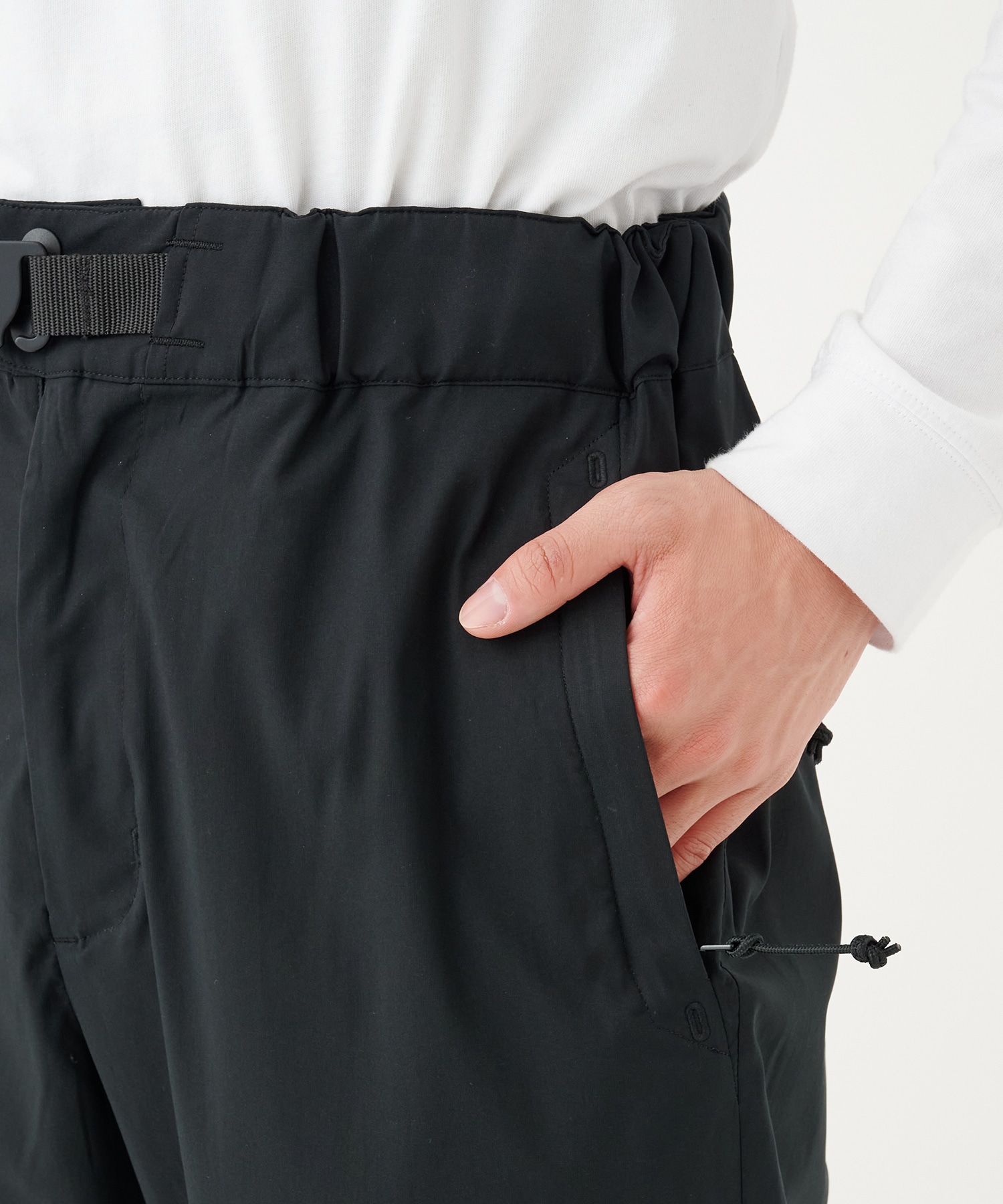 9251-CP02-001 WEBBING BELT PANTS N.HOOLYWOOD