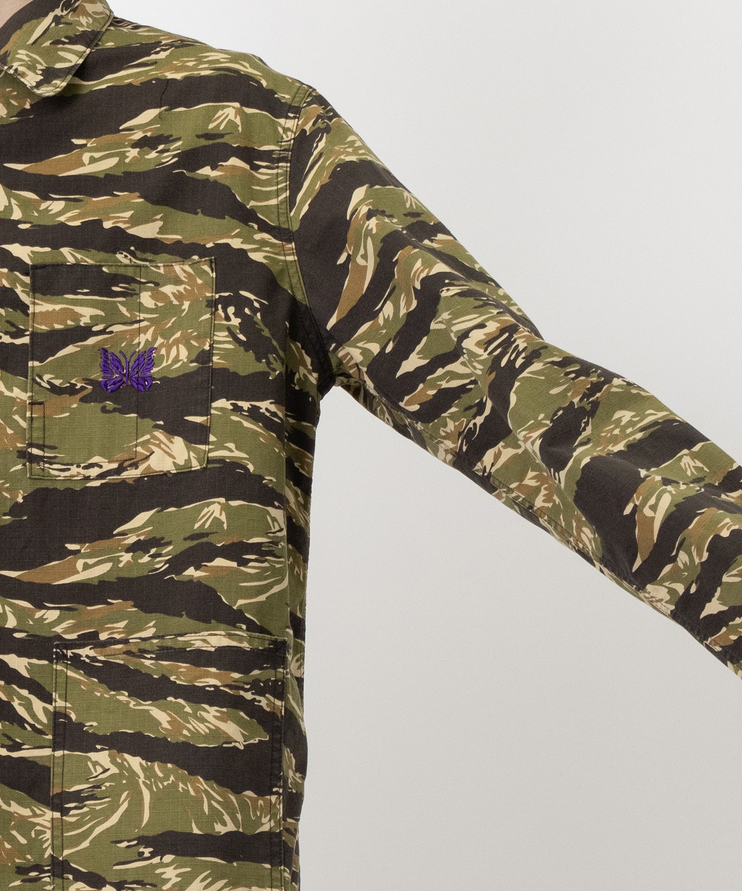 D.N. Coverall - Cotton Ripstop/Camo NEEDLES