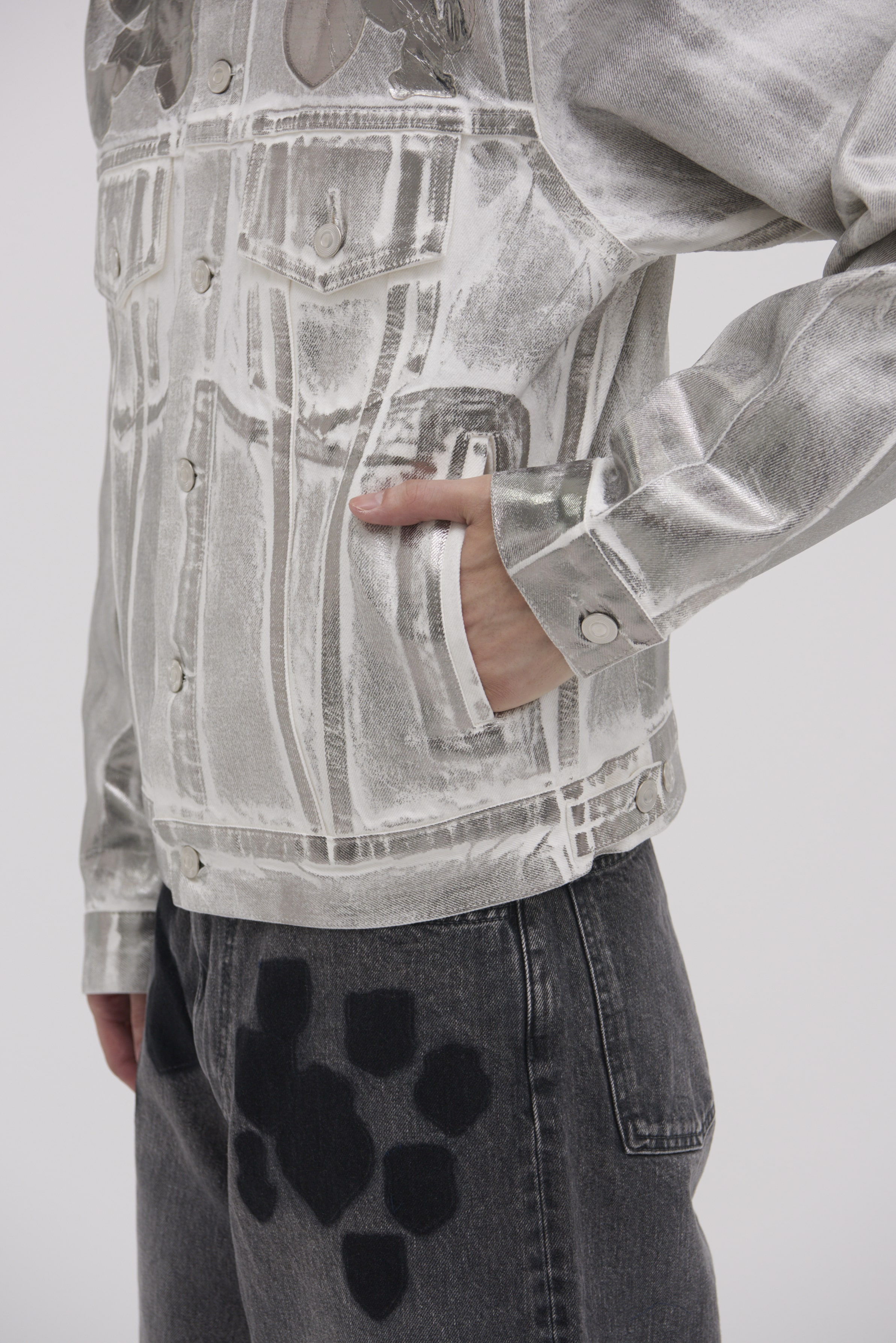 MASU BOYS EMBLEM DENIM JACKET MASU