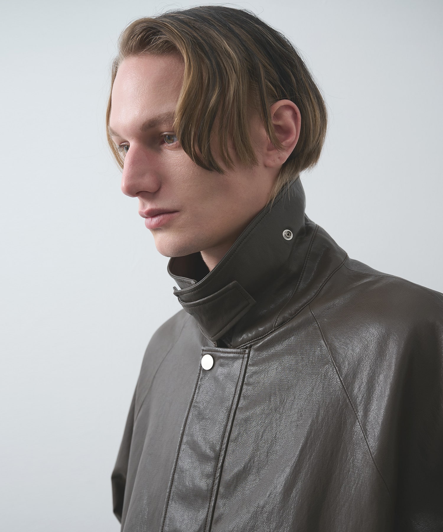 MODERN LEATHER BLOUSON STUDIOUS