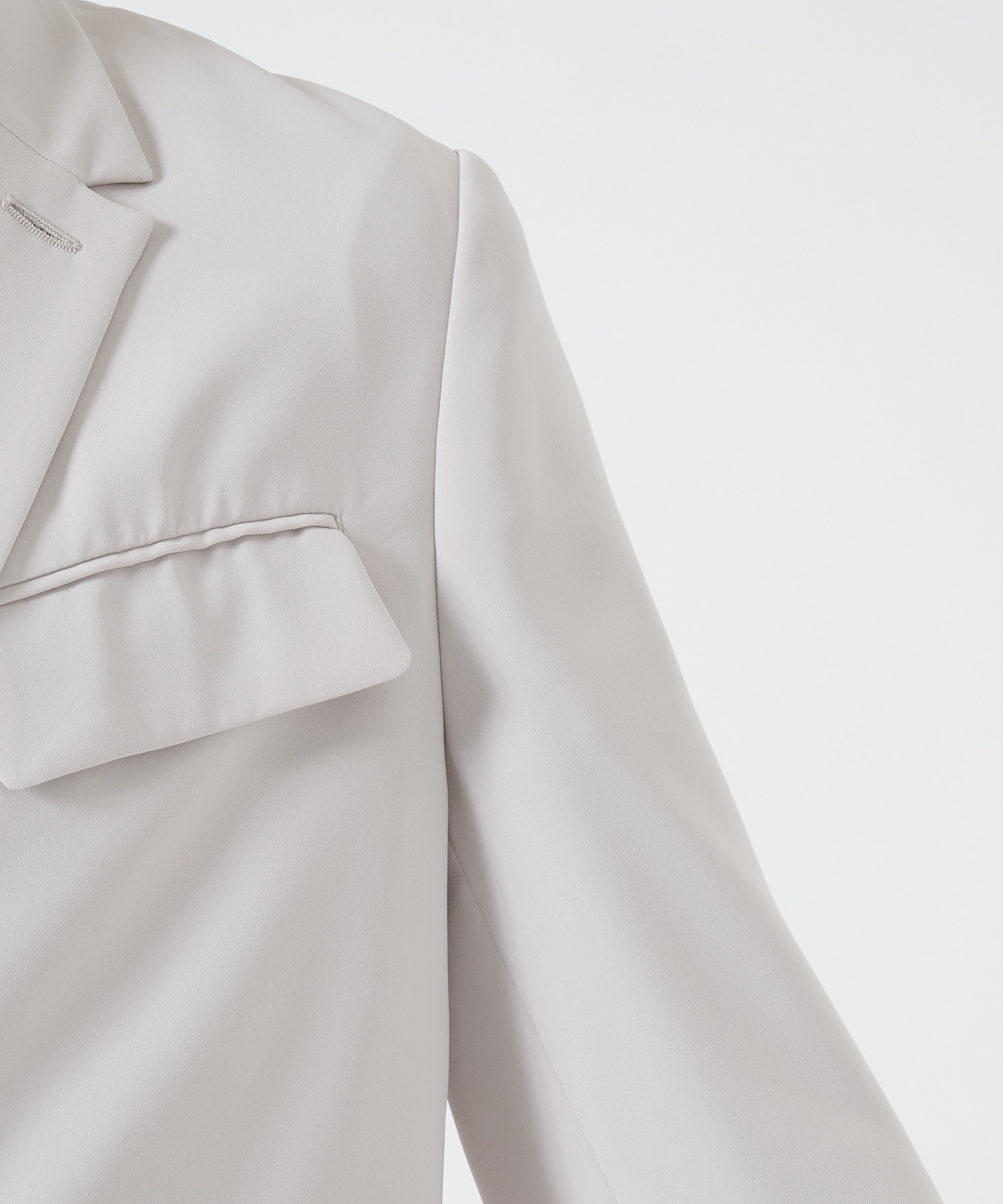 Double Satin Tailored Tie Locken Jacket CULLNI