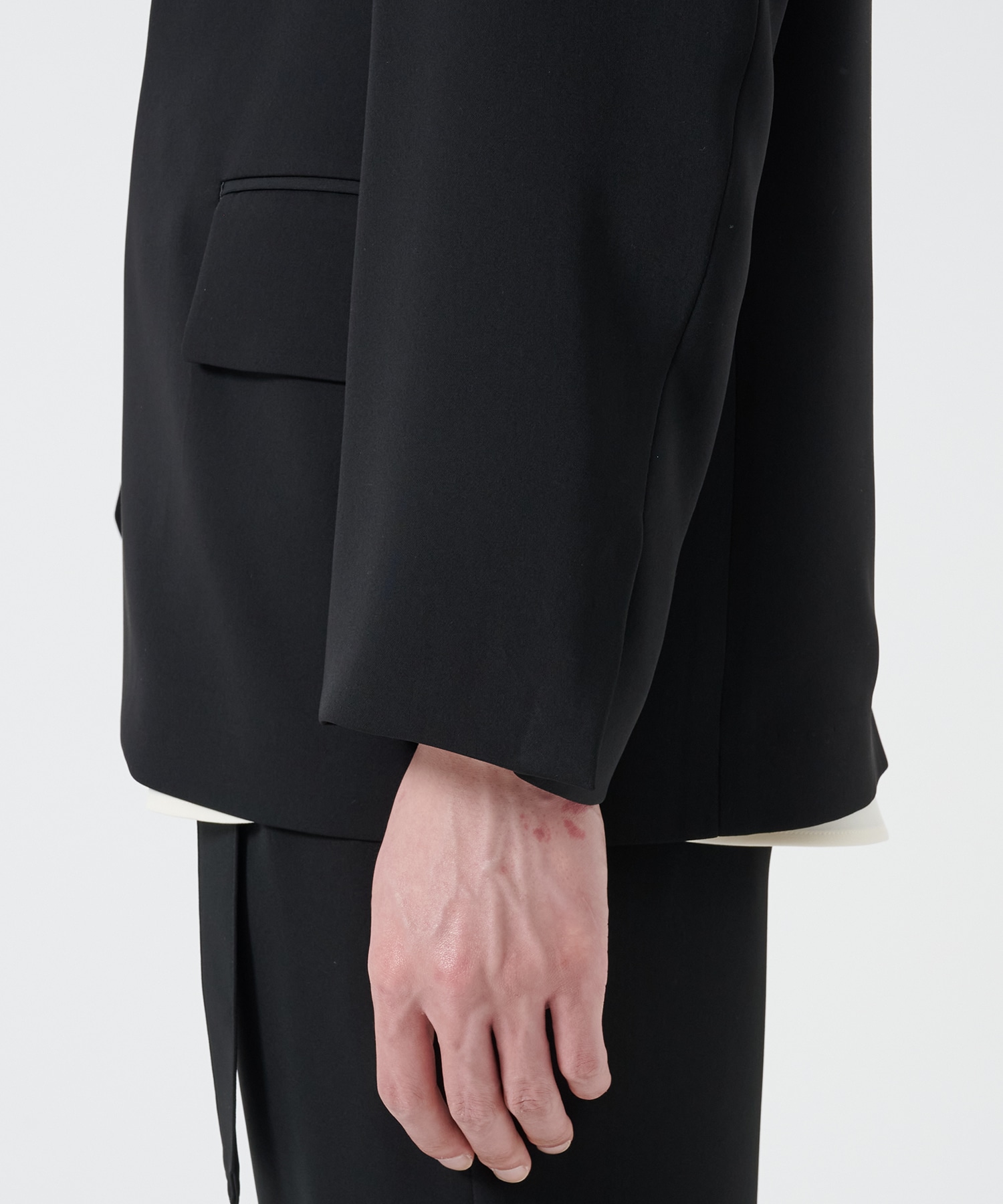 Double Satin Tailored Tie Locken Jacket CULLNI