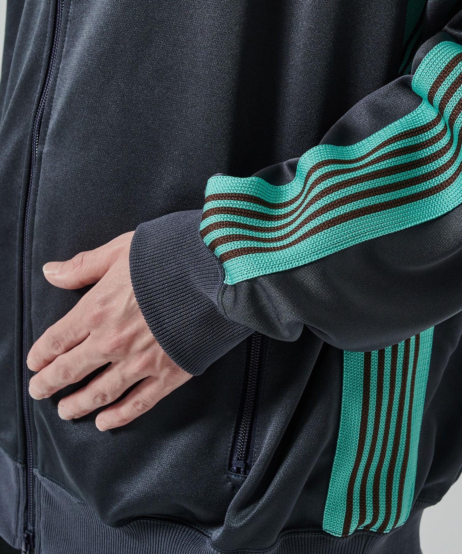 〈別注〉Track Jacket - Poly Smooth NEEDLES