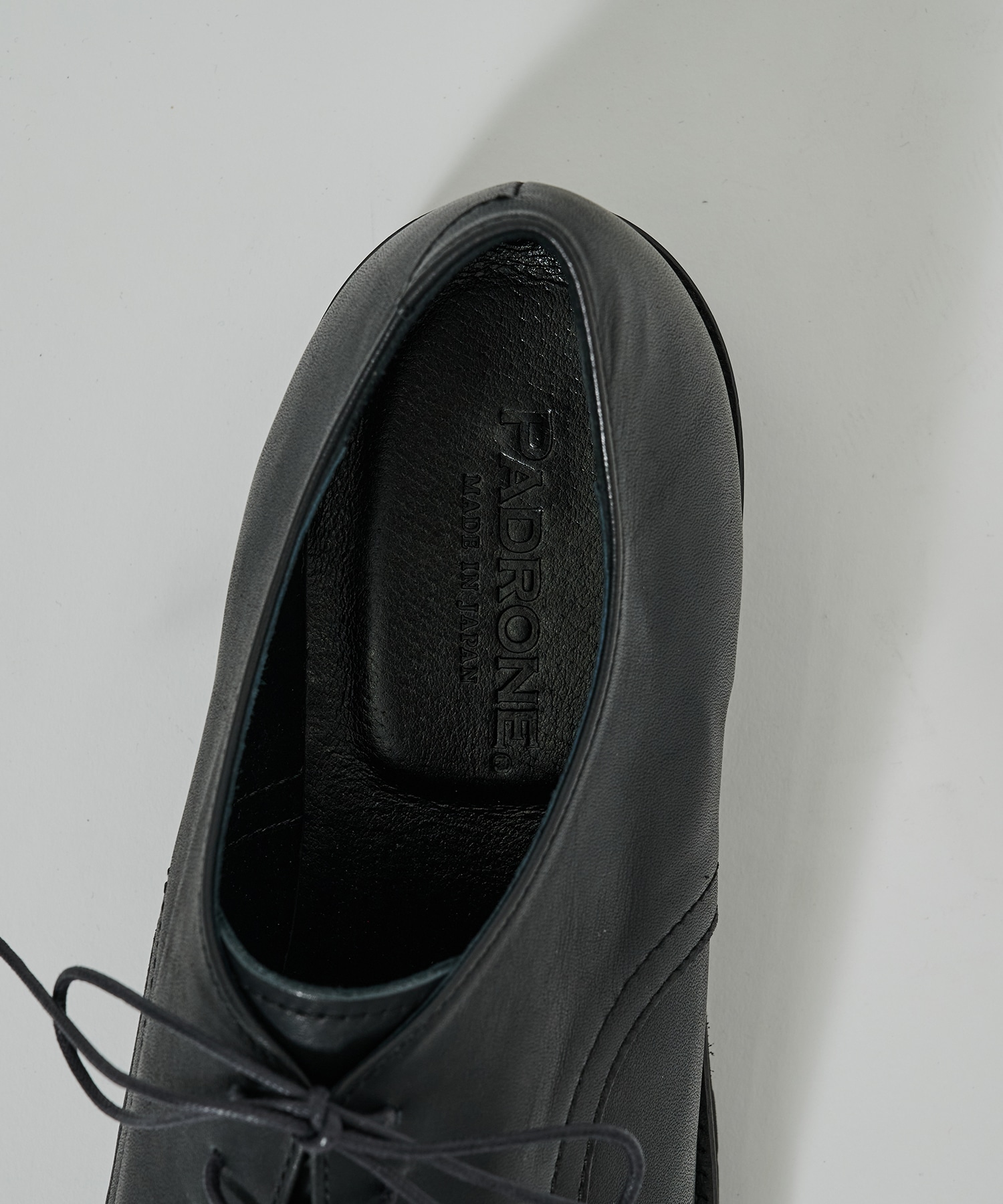 DERBY PLAIN TOE SHOES PADRONE