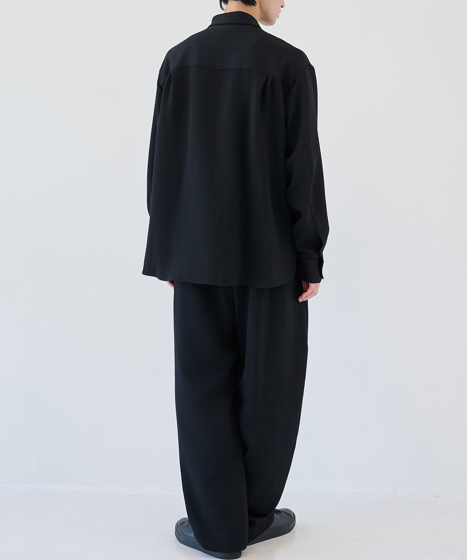 別注 Minimal Pocket L/S PLEATS SHIRTS CULLNI