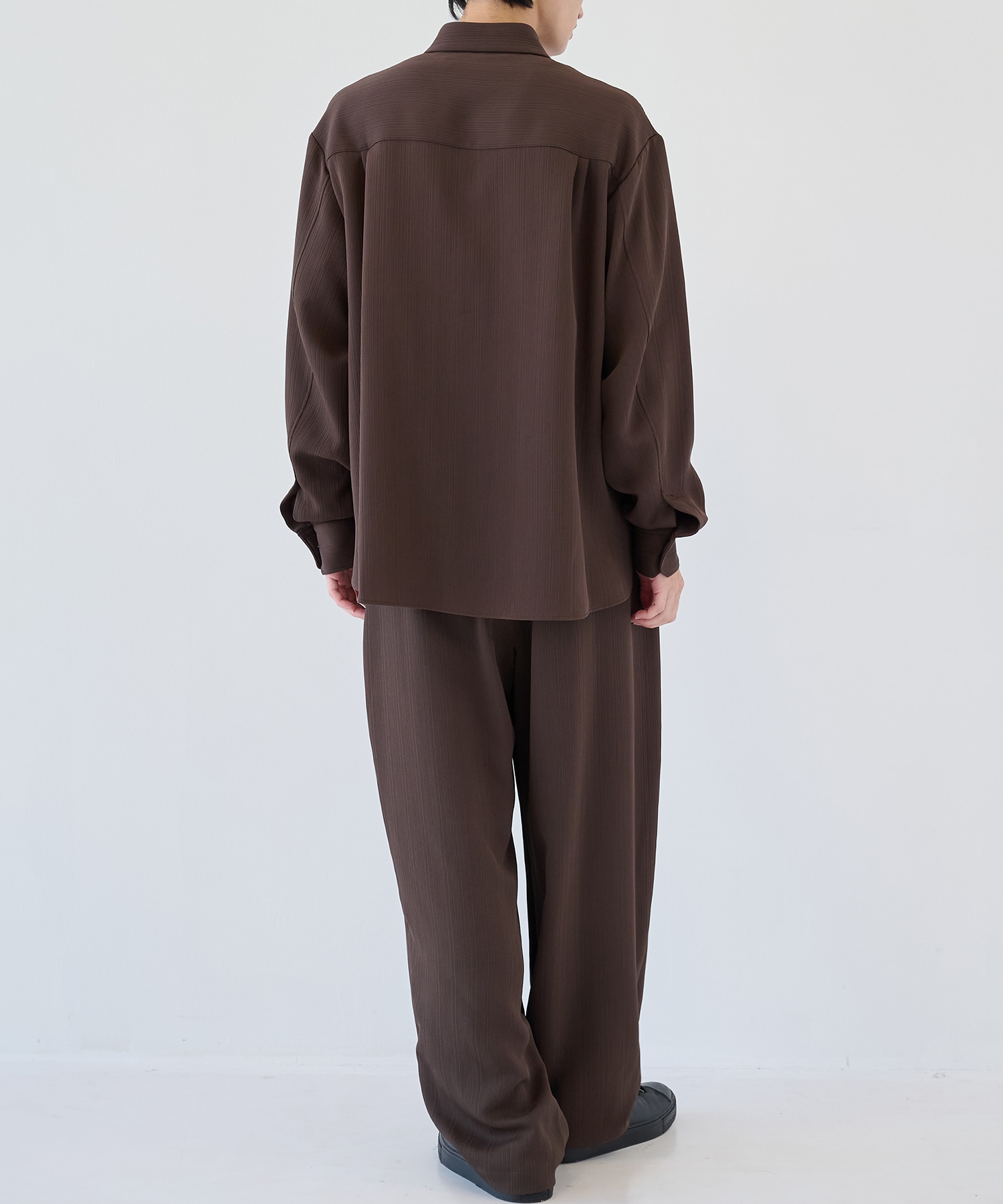 別注 Minimal Pocket L/S PLEATS SHIRTS CULLNI
