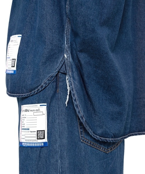 COTTON TENCEL DENIM WORK LS SHIRTS in・stru(men-tal)