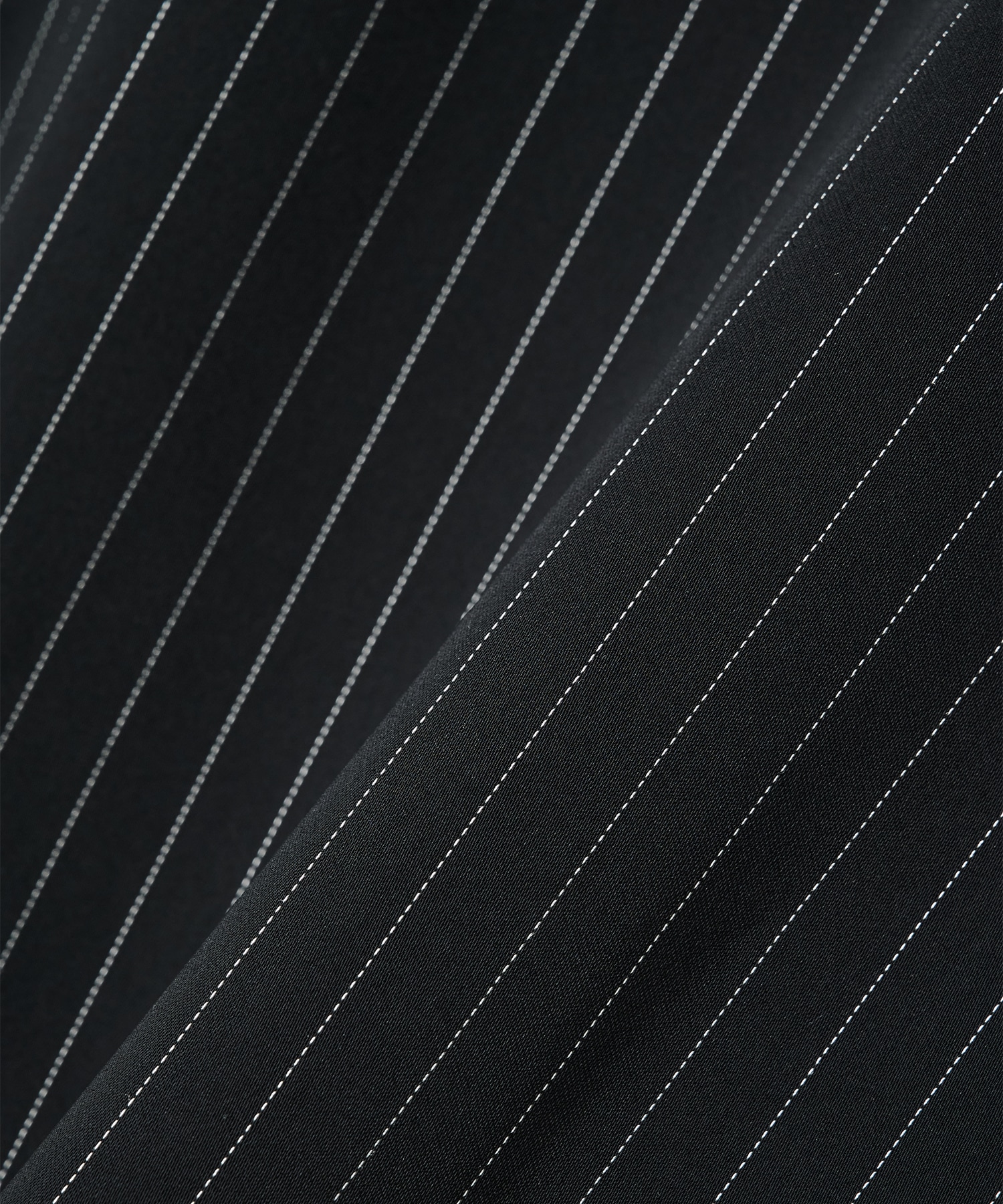 Double Satin Stripe Bow Tie Short Sleeve Shirt CULLNI