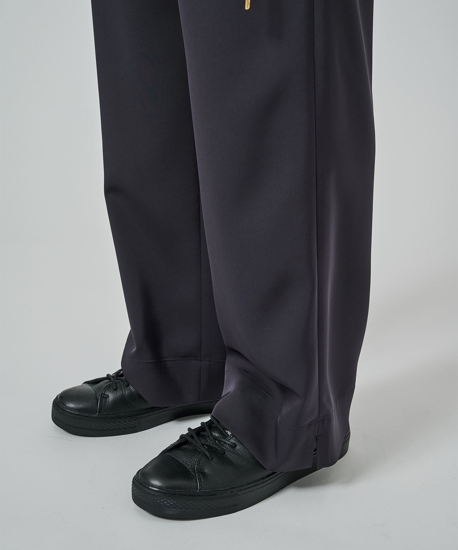 Dry Stretch Twill Side Drawstring Relux Wide Pant CULLNI