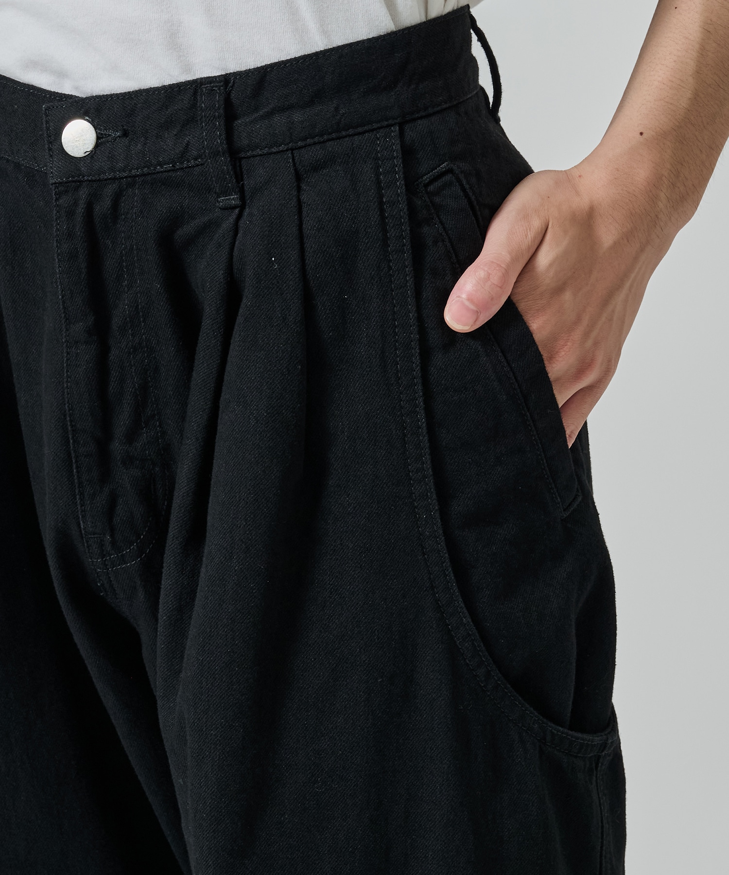 別注 CURVED LEG UTILITY TROUSERS NVRFRGT